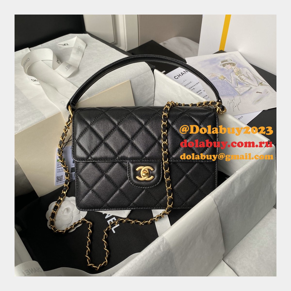Quality Mirror Hand-held Shoulder Crossbody AS6261/AS6262 Replicas Bag
