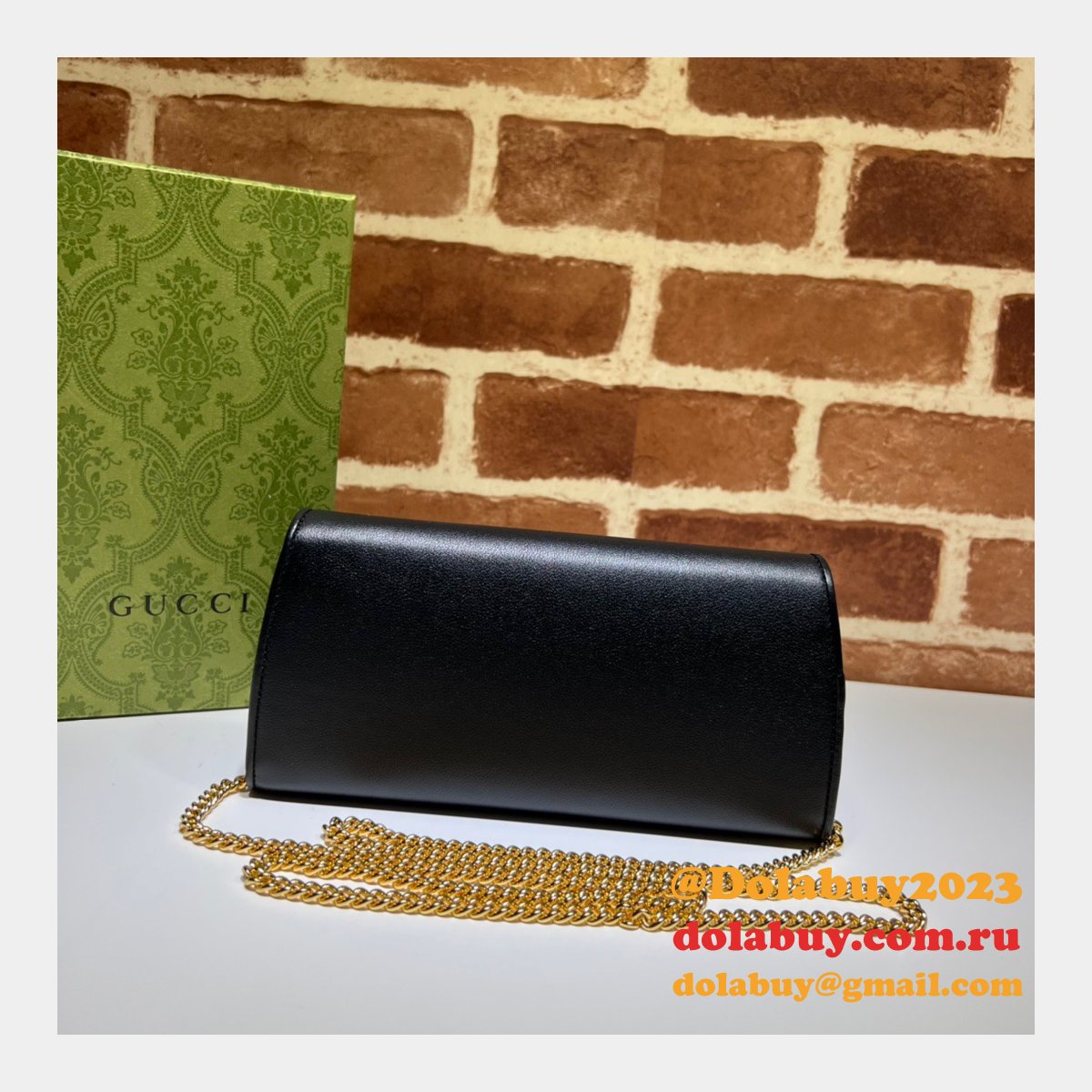 Gucci Replica Clutches Blondie 725215 Continental Chain Wallet