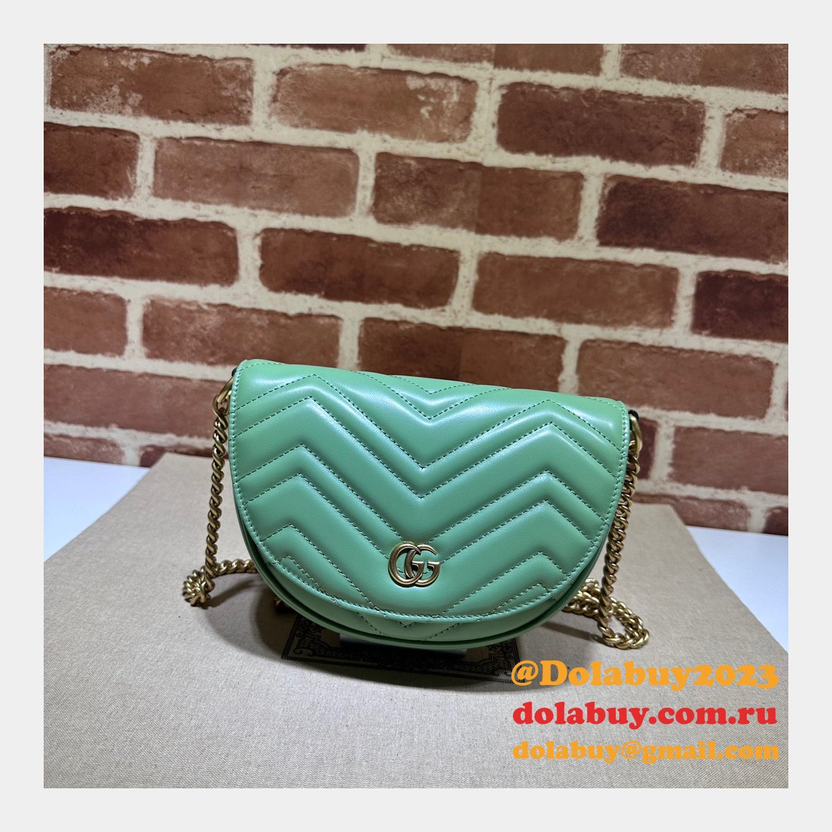 Offers 1:1 Replica Gucci GG Marmont 746431 Matelassé Chain Bag
