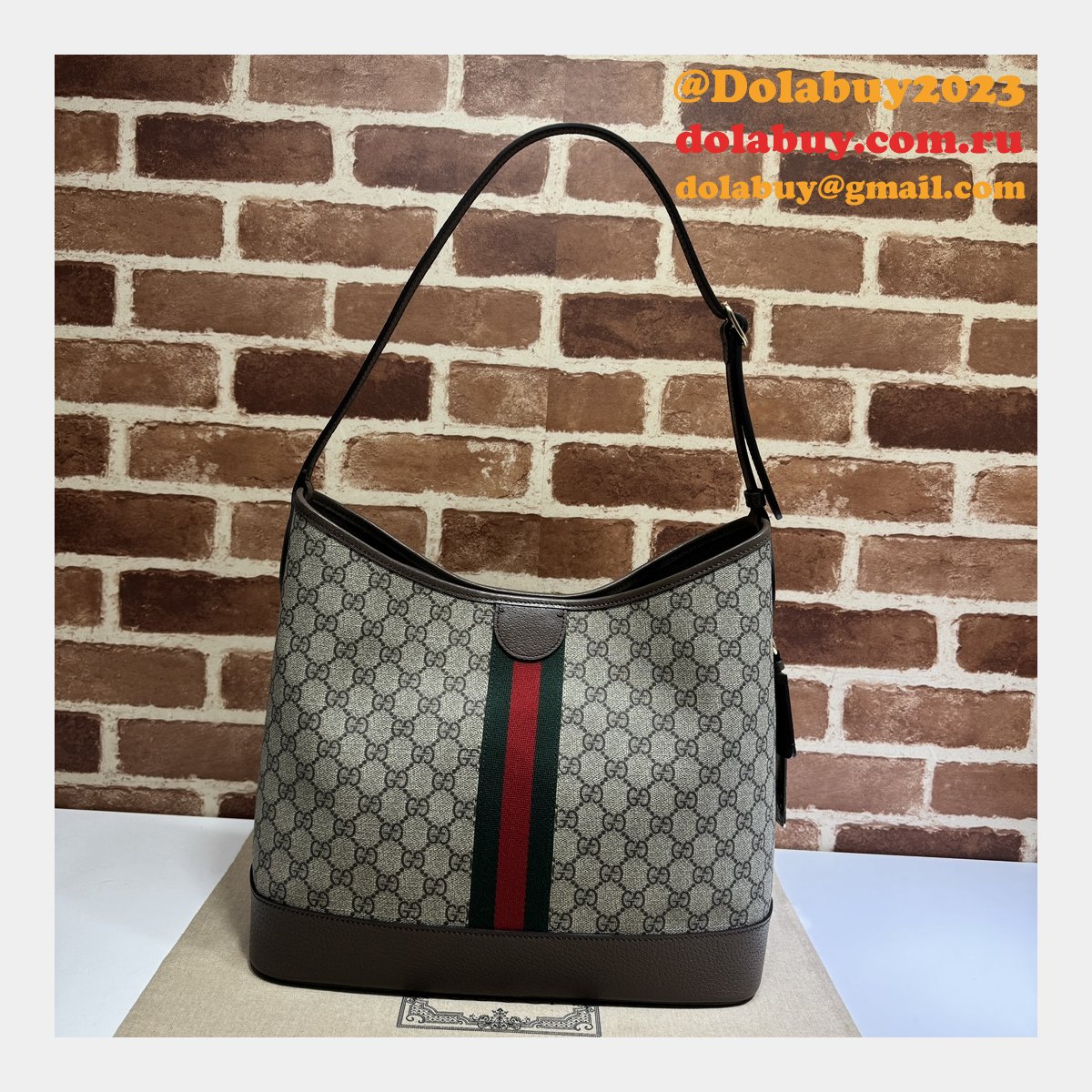 Ophidia GG 1:1 Mirror Replica Gucci Shoulder 781392 Bag