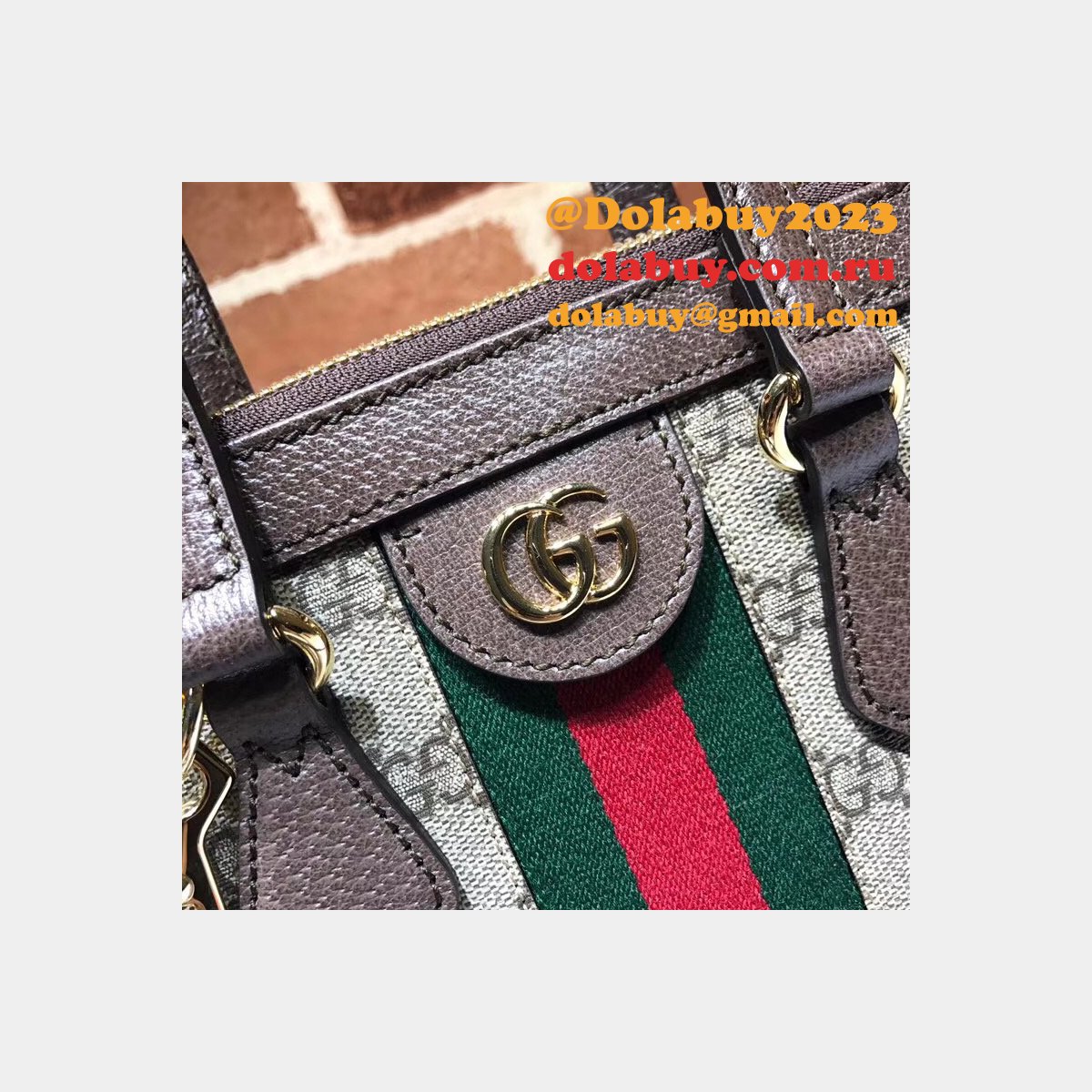 High Quality Gucci GG Supreme Ophidia Medium Tote 524537 Bag
