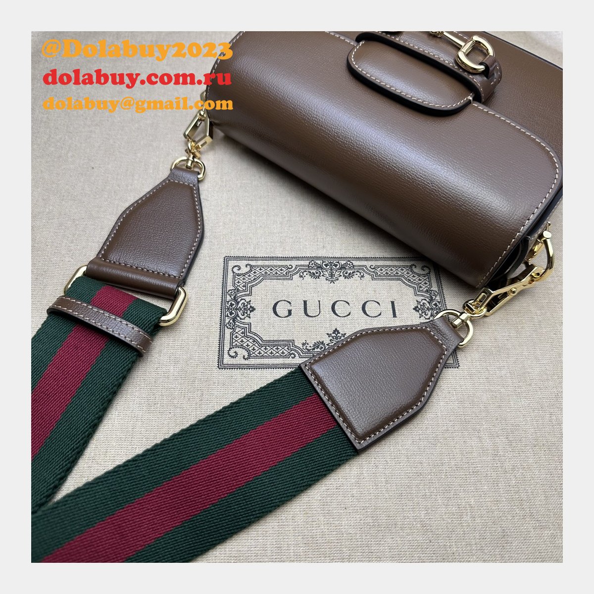 Horsebit 1955 Top Quality Gucci Replica 658574 Crossbody Bag