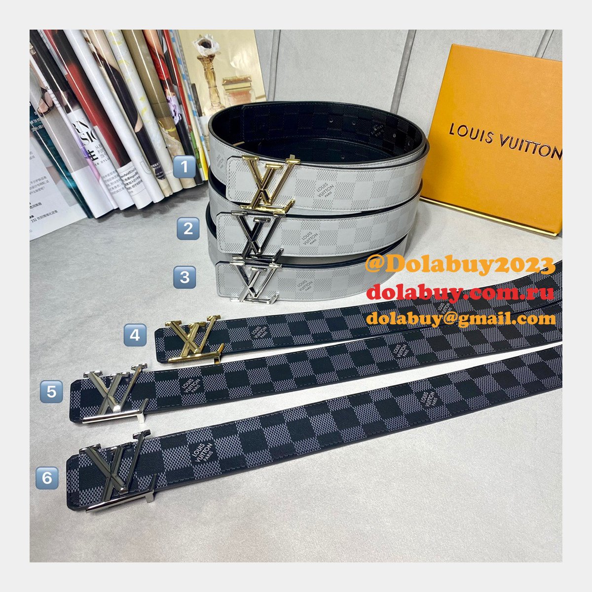 Where Can I Buy Replica Louis Vuitton Designer 40mm Belts