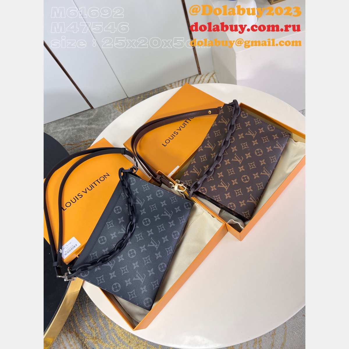 Pochette Voyage M61692 & M47546 Louis Vuitton 1:1 Mirror Replica Bag