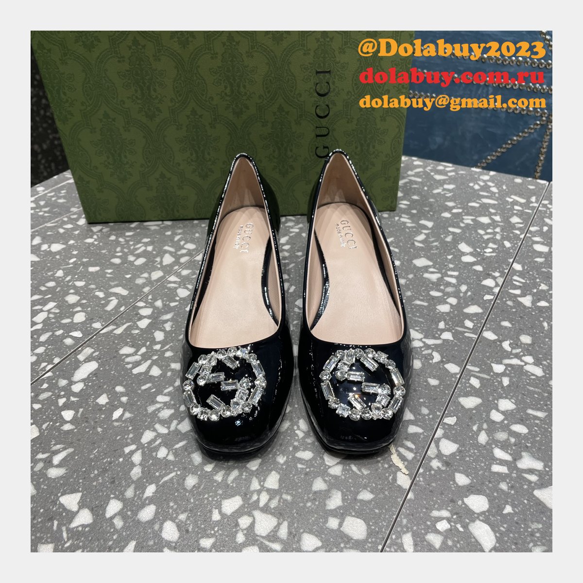 Luxury 1:1 Gucci Classic For Women Replica Shoes