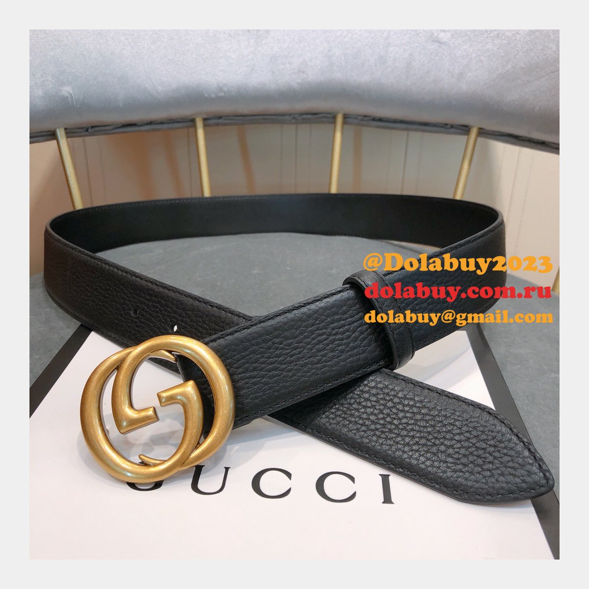 Gucci Belt With Double G Buckle 20mm,30mm,40mm Black Luxury