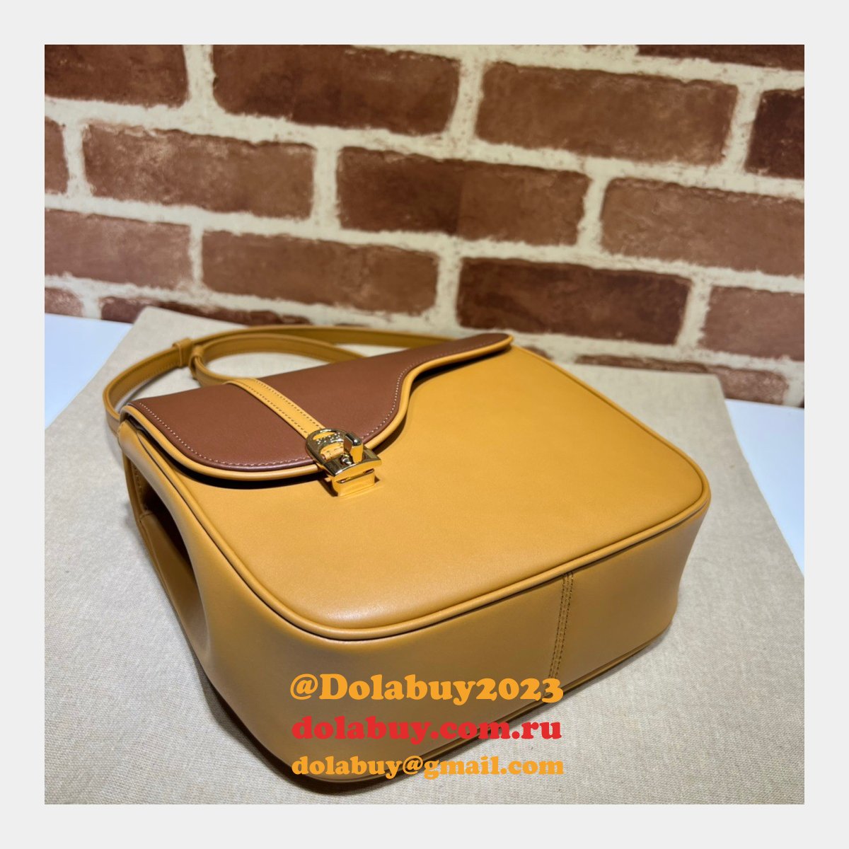 Perfect Gucci Fake 740988 Equestrian inspired shoulder bag