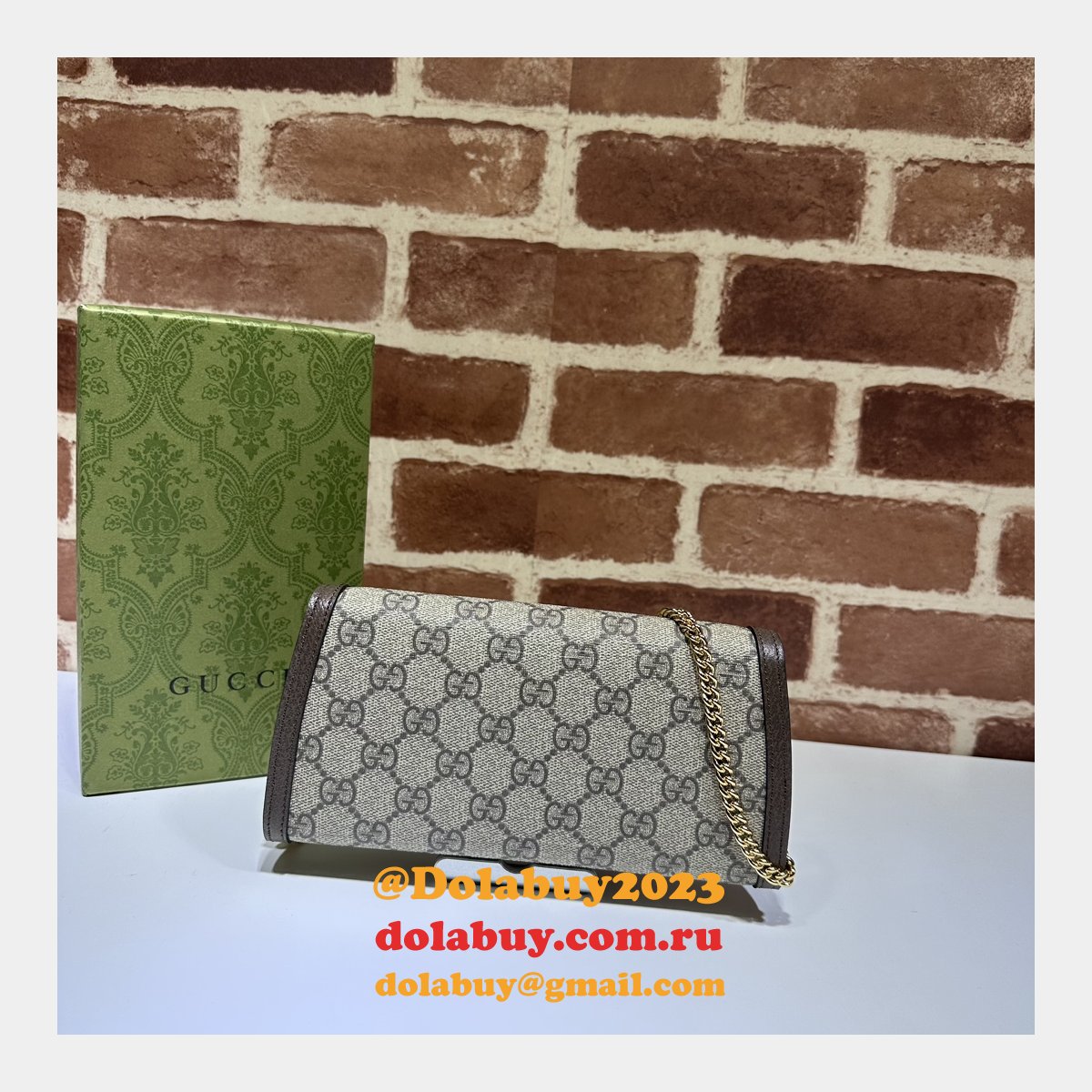 Blondie Chain Wallet 725215 Replica Gucci Luxury Bag