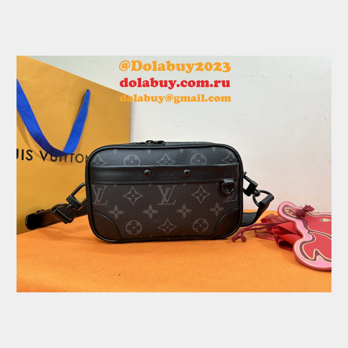 Louis Vuitton Knockoff Nano Alpha M82542 1:1 Mirror Men Bag