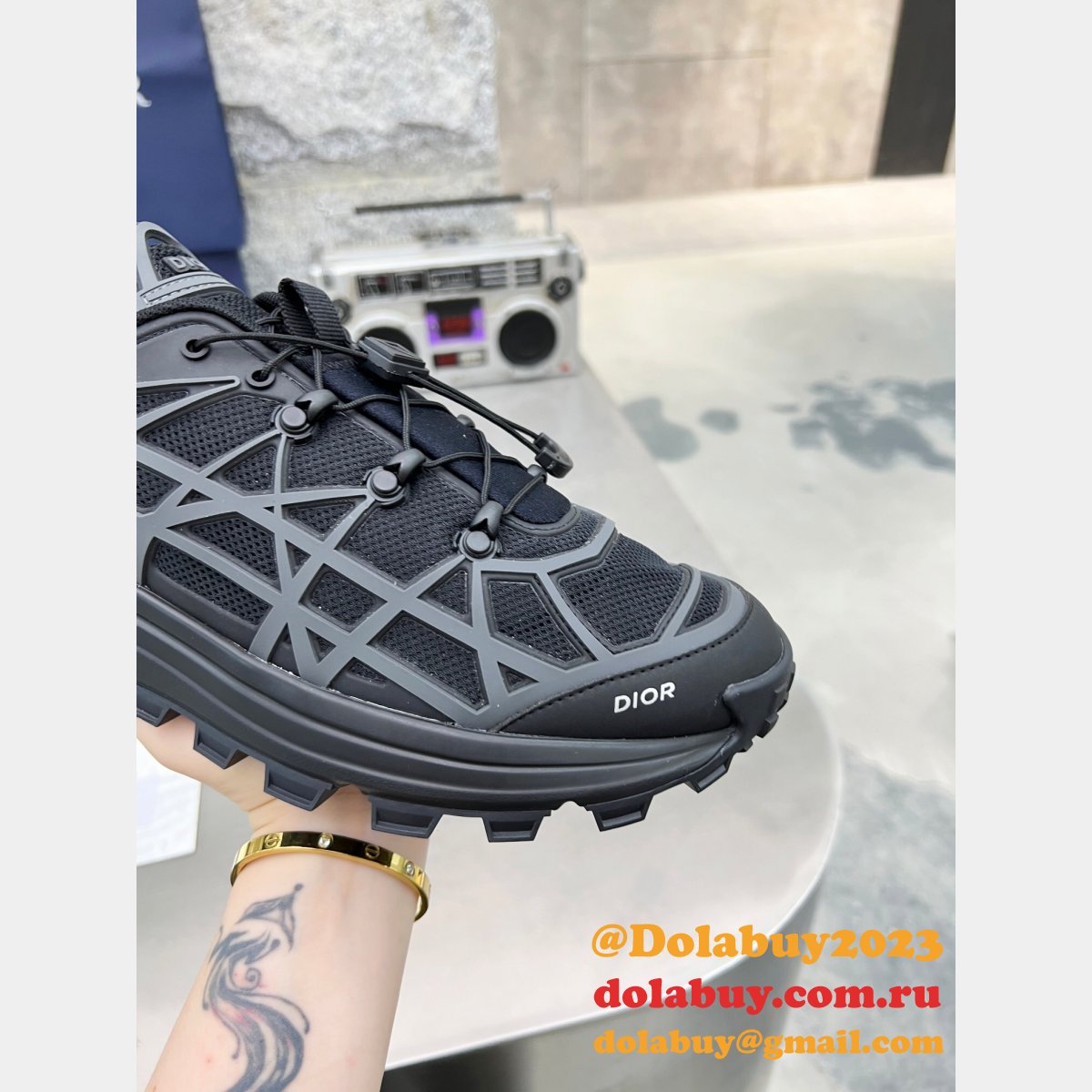 Designer High Quality Dior Replica CD Diamond Shoe Online
