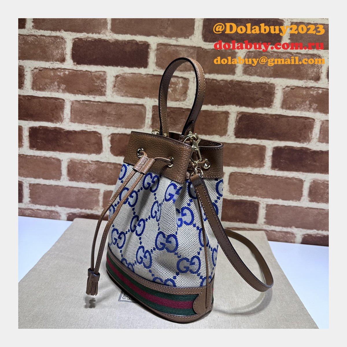 Ophidia Gucci Replica GG Supreme 550621 Crossbody Wholesale Bag