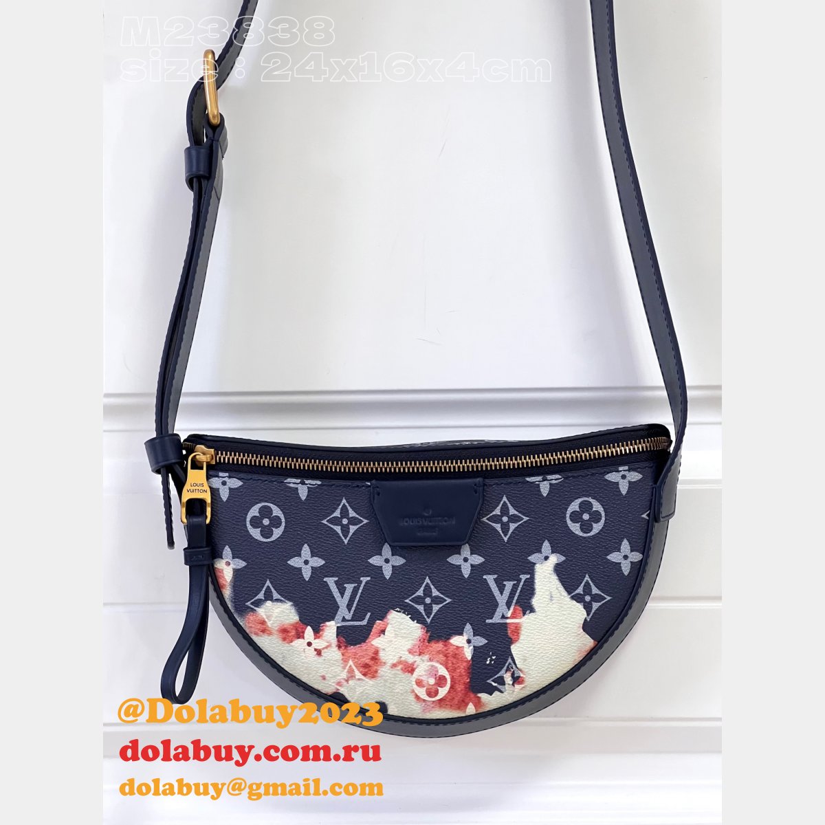 LV Moon Crossbody Monogram Eclipse M23835/M23838 Men Replicas Louis Vuitton Bag