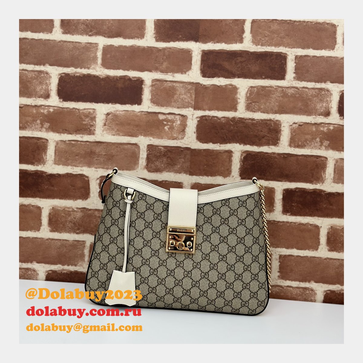 Chain Luxury Best 795113 Gucci Padlock GG Replicas Shoulder Bag