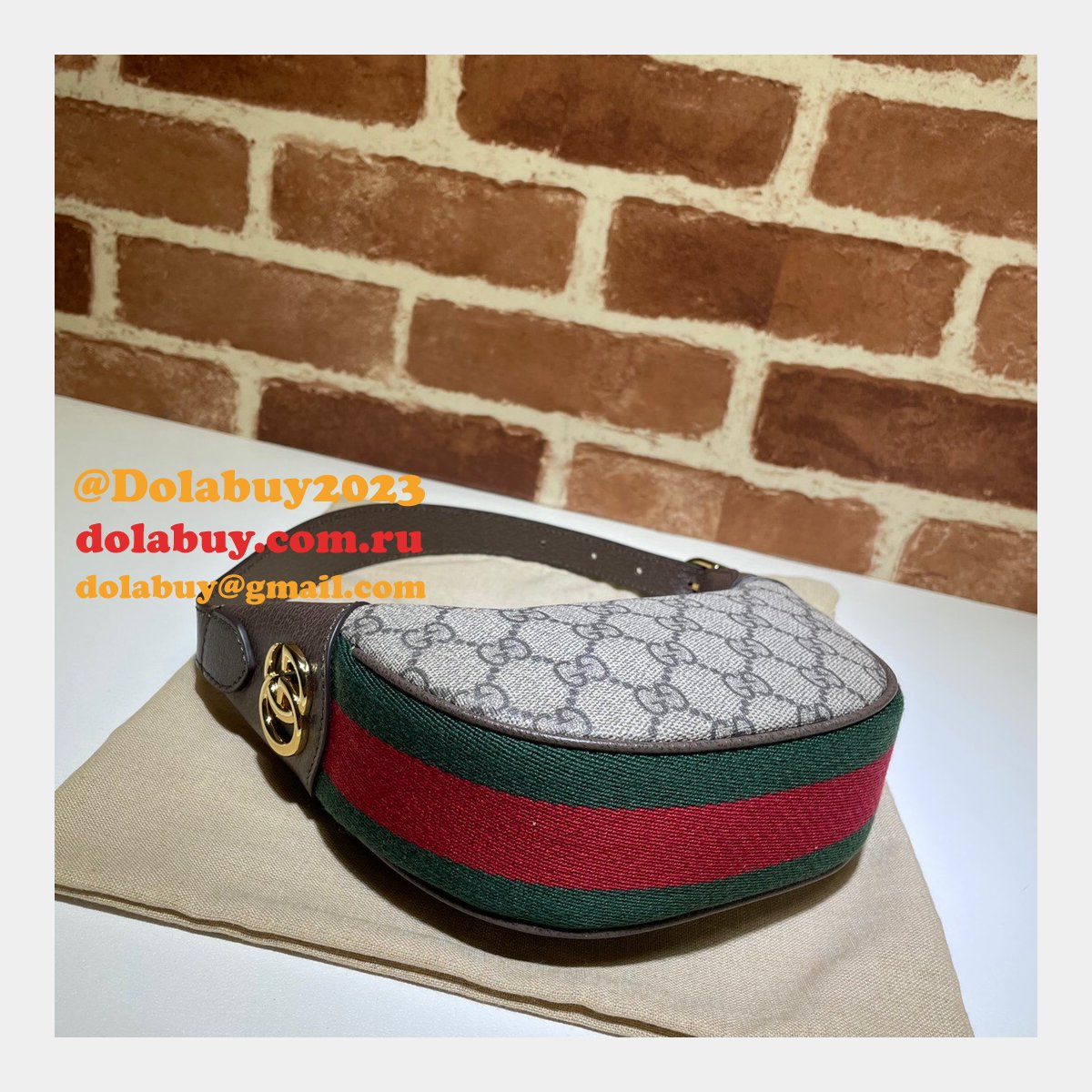 Designer AAA Gucci 658551 Ophidia GG mini bag in GG Supreme