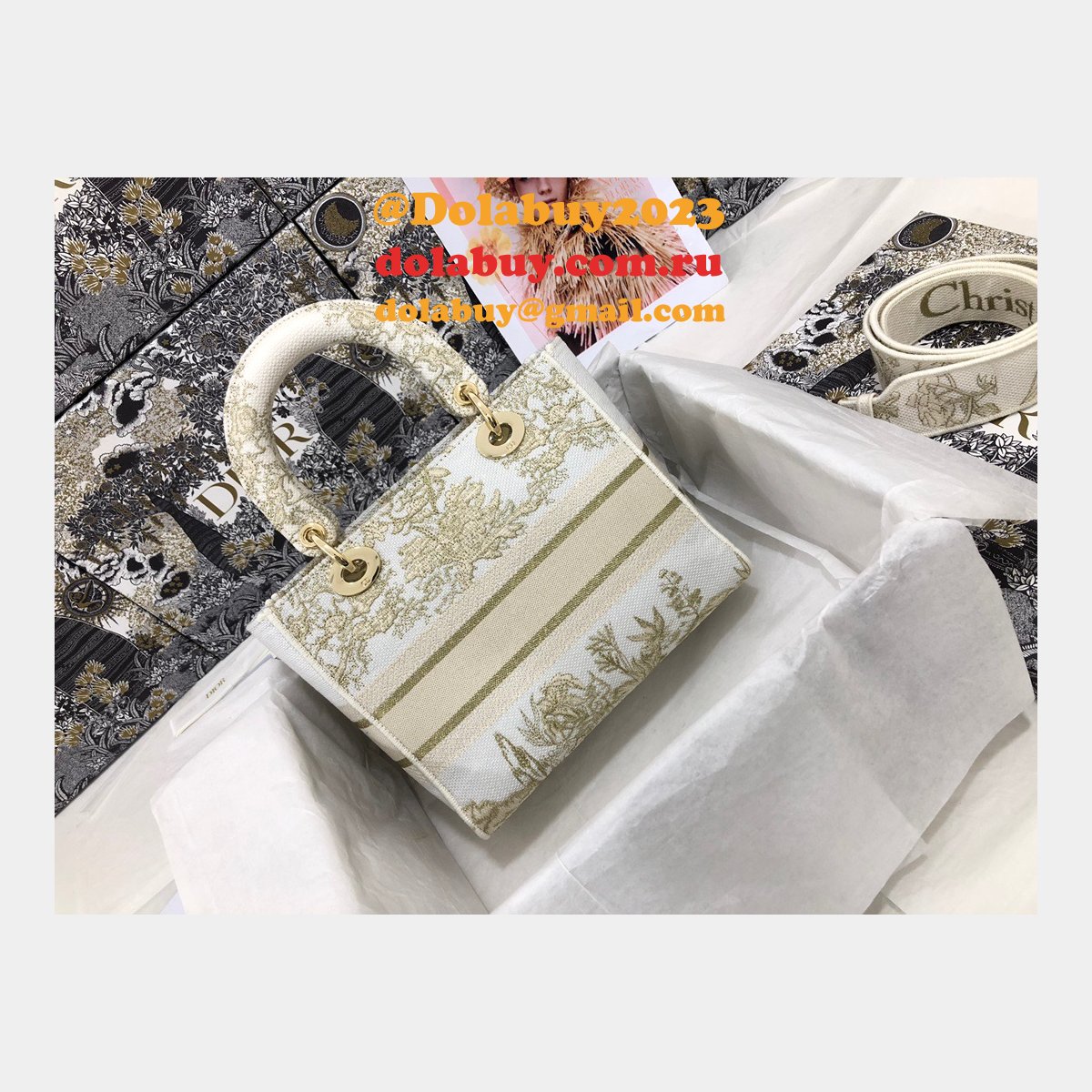 Best Cheap Lady Luxury Dior 24cm Replica Handbags Outlet