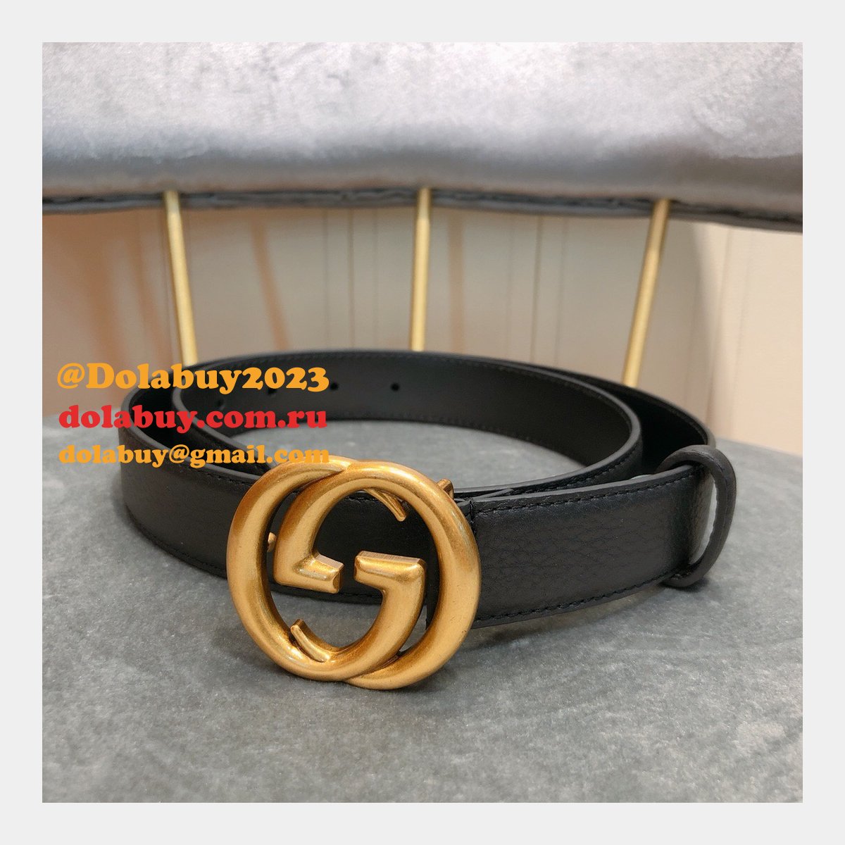 Gucci Belt With Double G Buckle 20mm,30mm,40mm Black Luxury