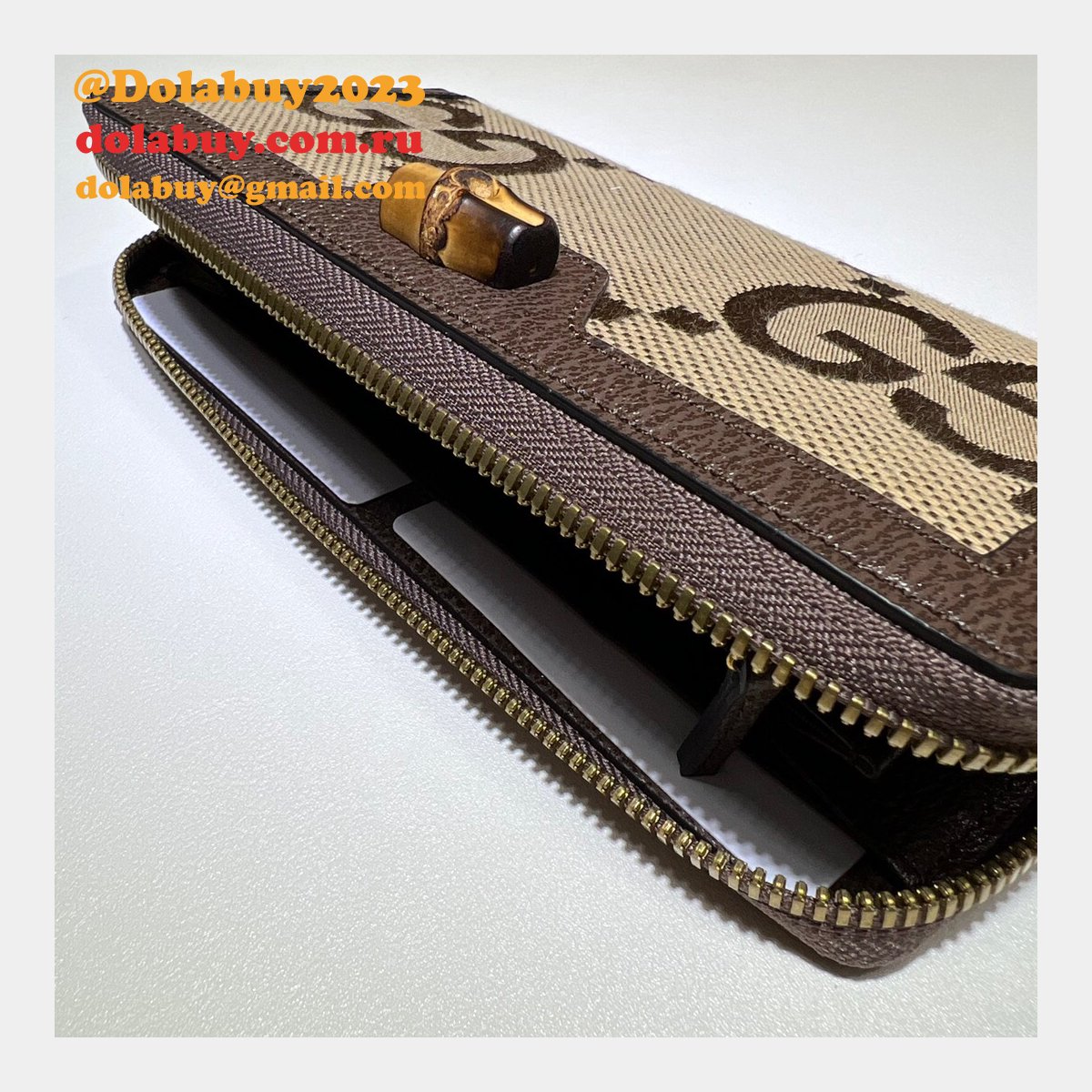 Knockoff Gucci High Quality Diana Diana Jumbo GG 658634 Wallet