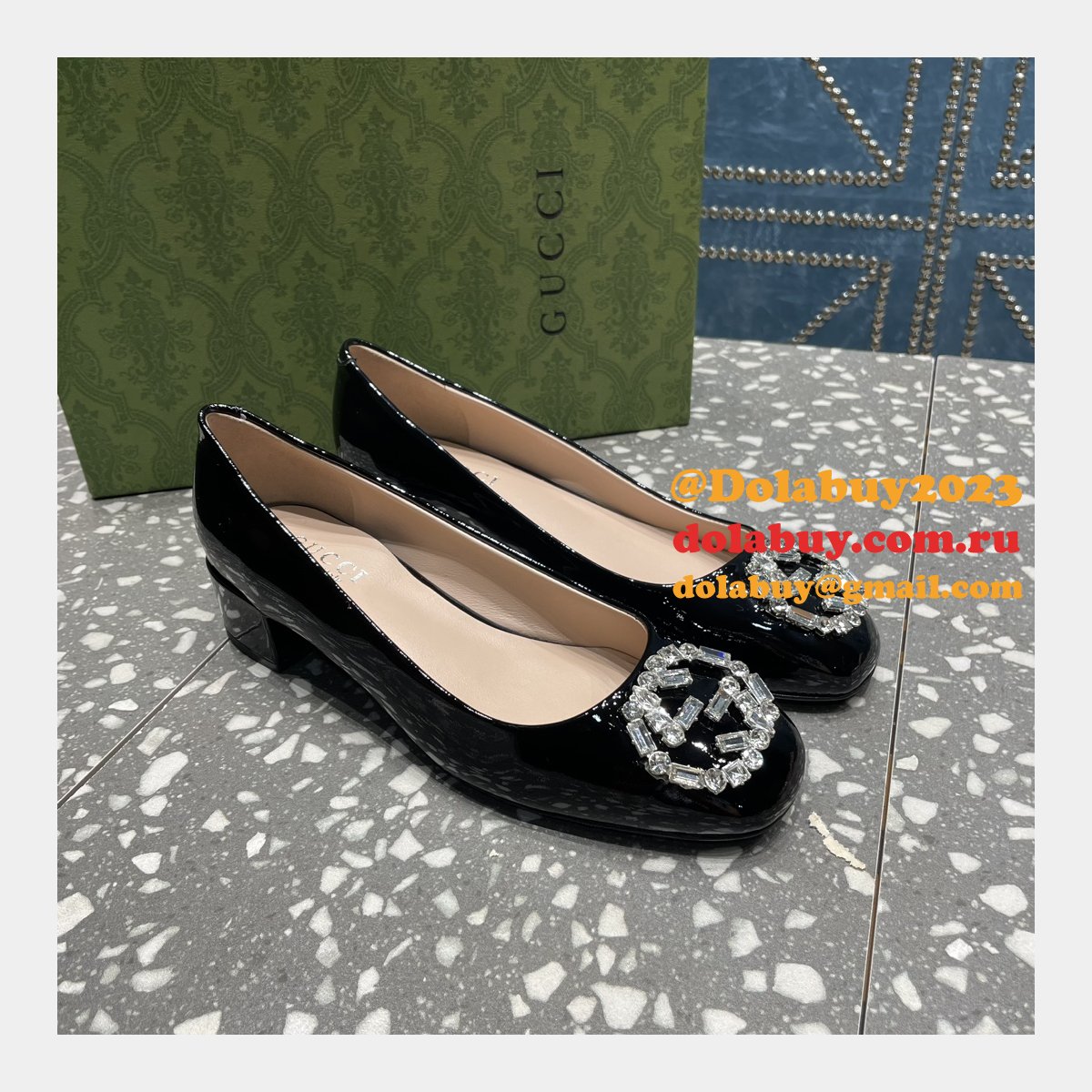 Luxury 1:1 Gucci Classic For Women Replica Shoes