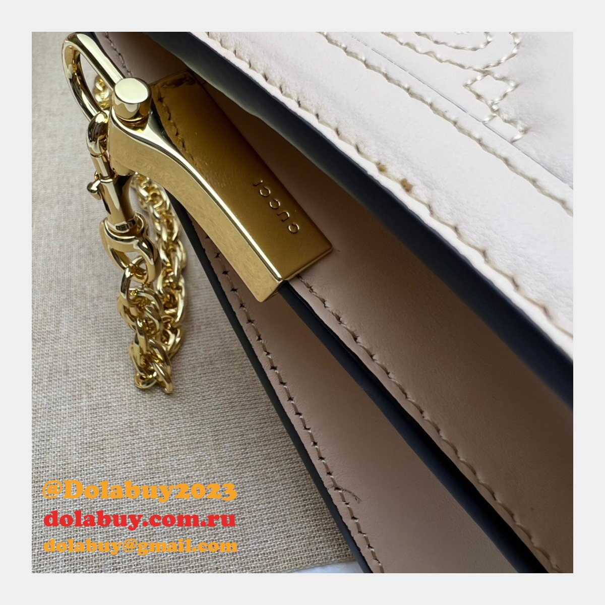 1:1 Replica Gucci 702200 GG Matelassé Leather Shoulder Bag designer bags