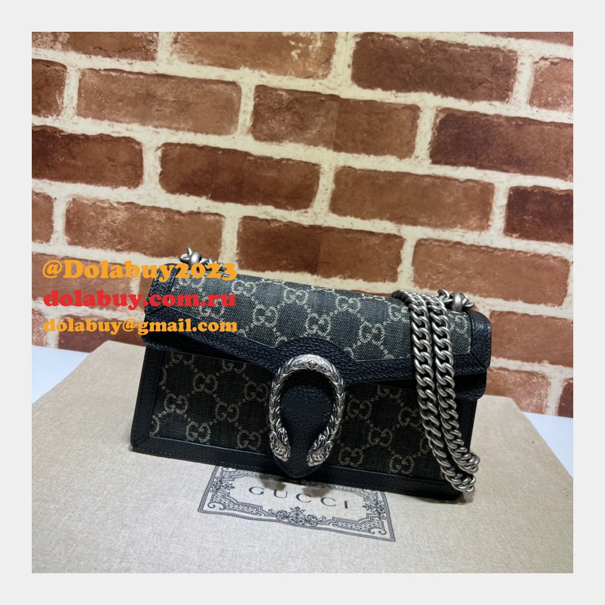 Best China Replica Gucci 499623 Dionysus small GG shoulder bag