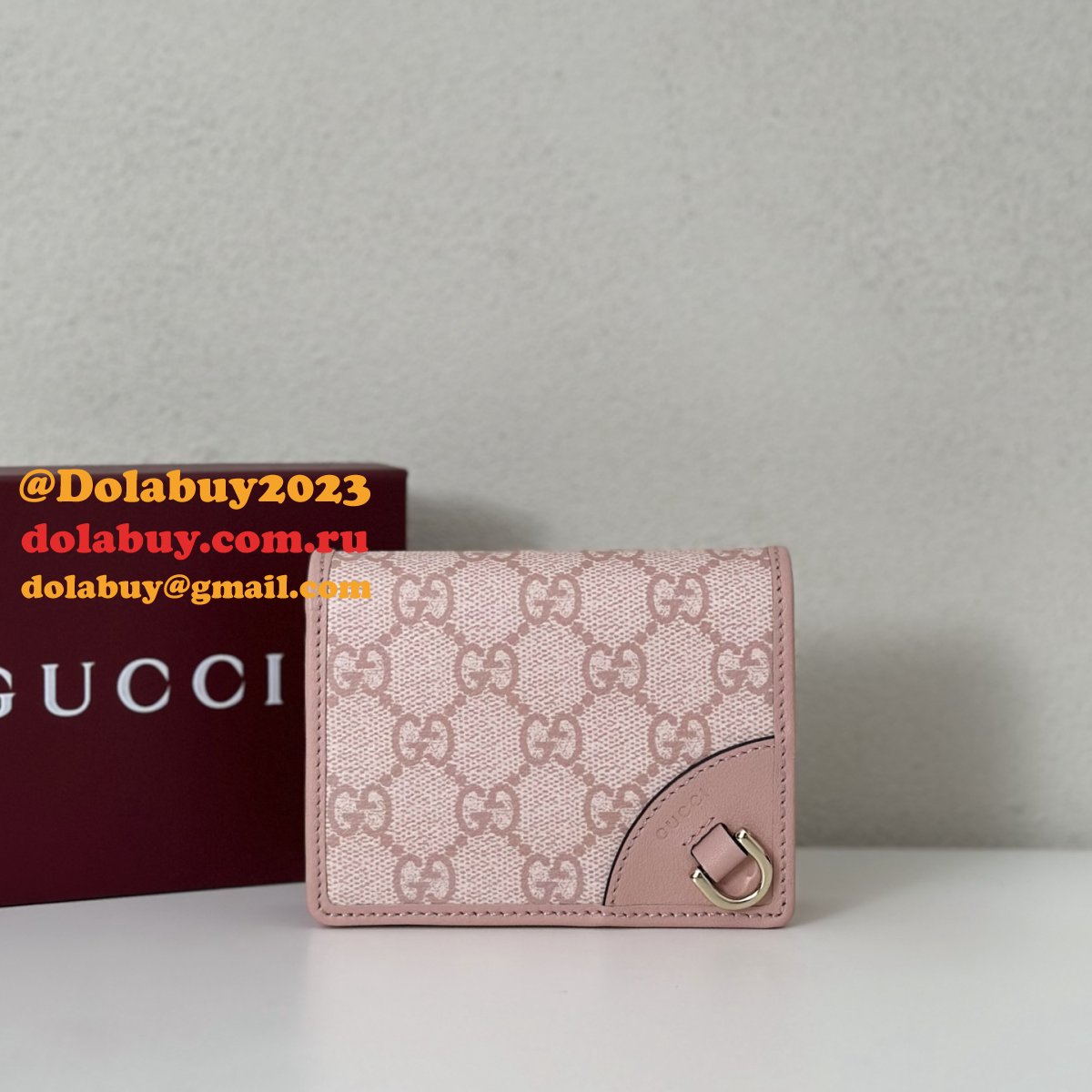 Gucci Inspired GG Emblem Compact Wallet 820692/621887 Bag