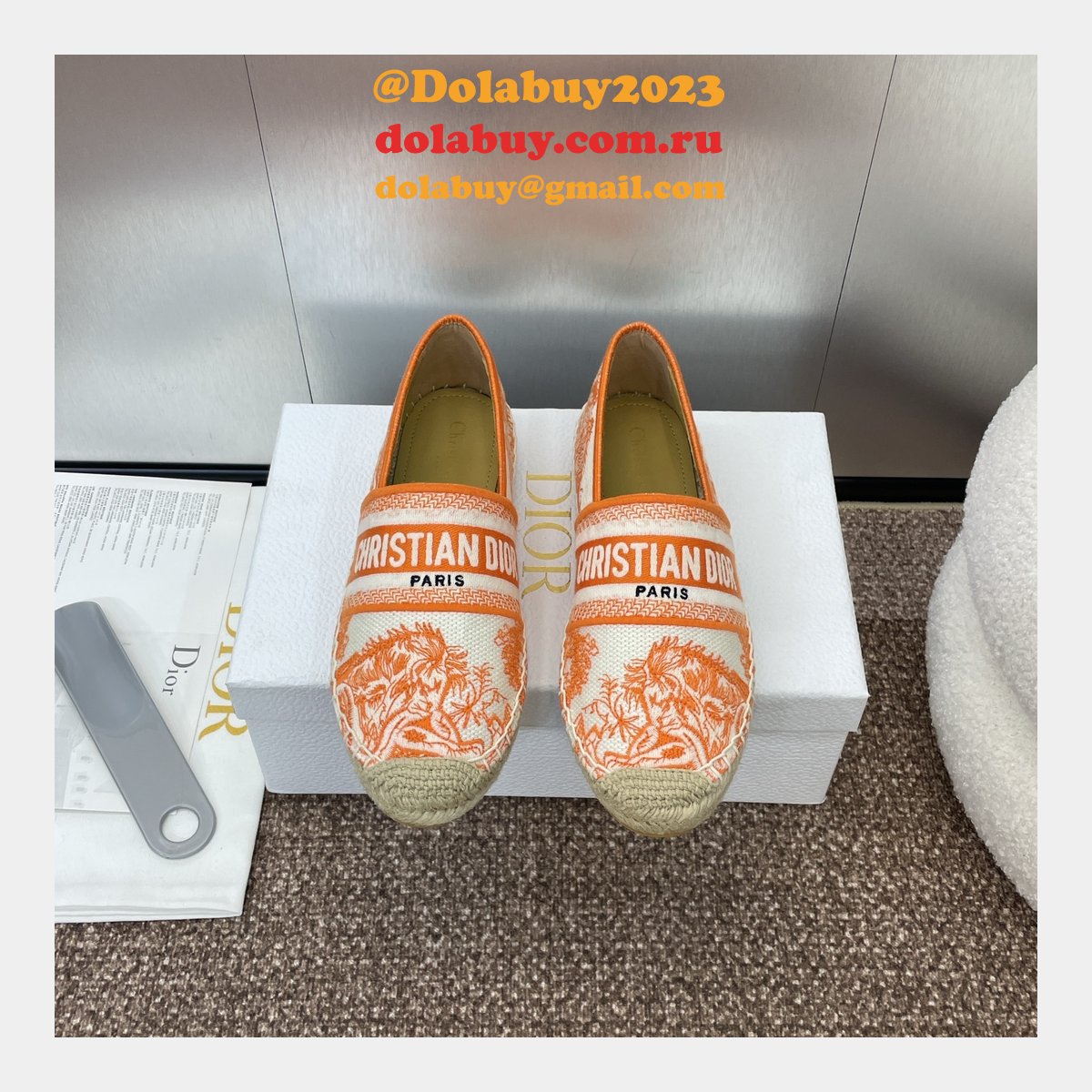 Wholesale Fashion Dior Granville Espadrille