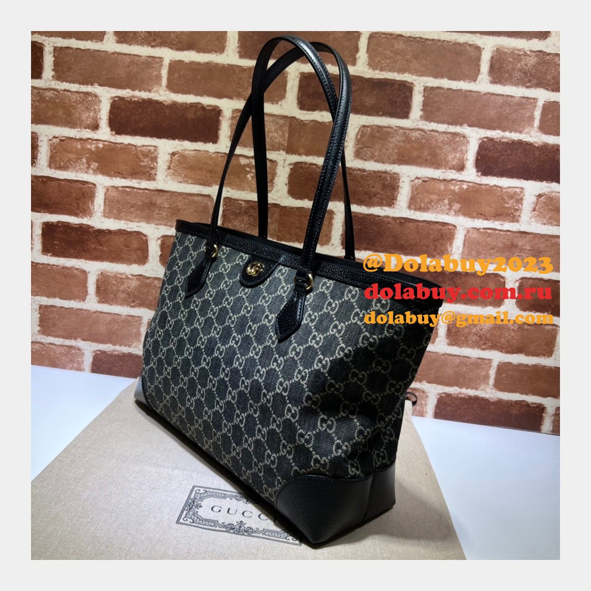 AAA Replica Gucci Ophidia 631685 medium tote with Web Bag