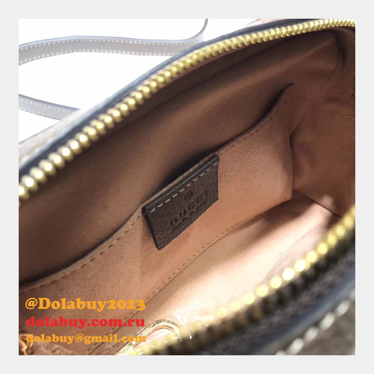 Knockoff Gucci Suede Ophidia Mini 517350 Bag