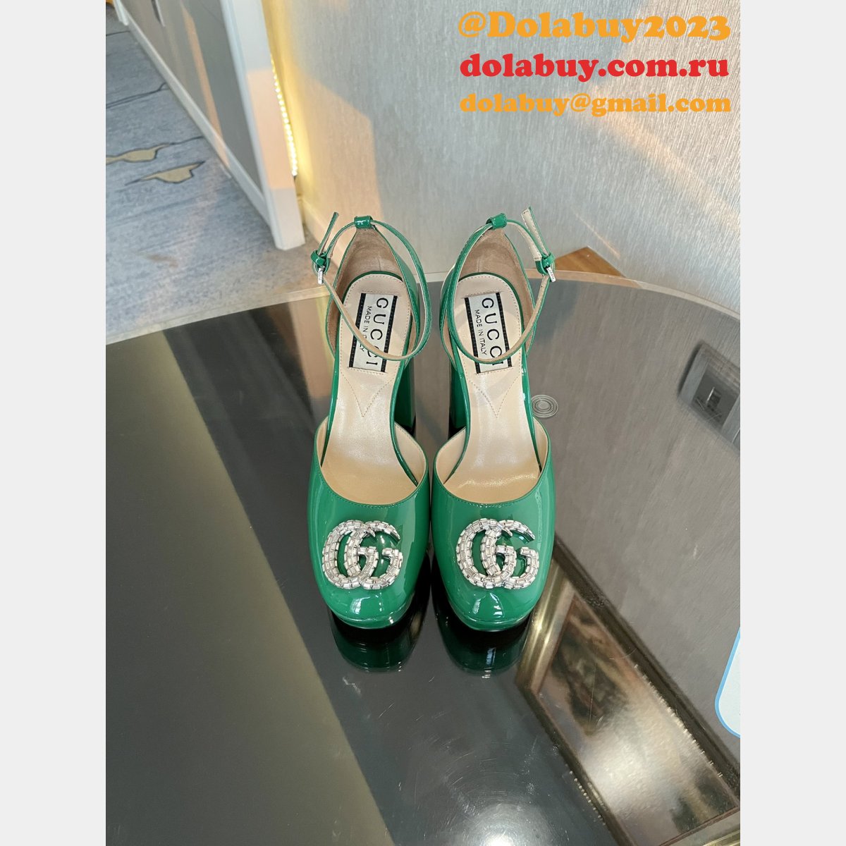 High Quality GUCCI high Plat form Fashion Perfect shoes