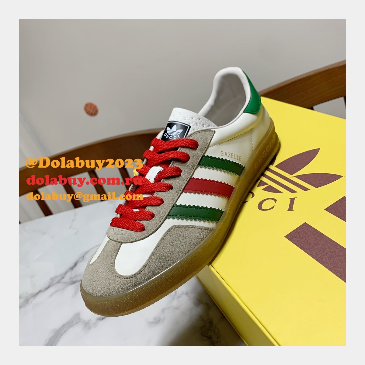 Duplicate Gucci X Adidas Shamrock Joint Skate Men/Women Shoes