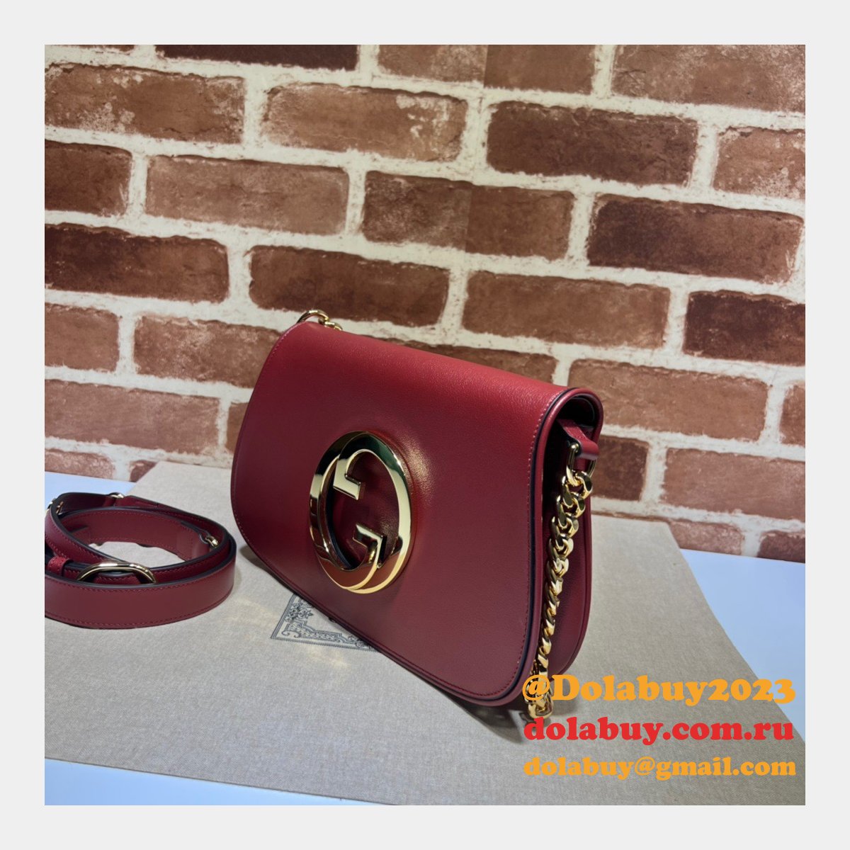 Luxury Gucci Wholesale Blondie shoulder 699268 fake bag