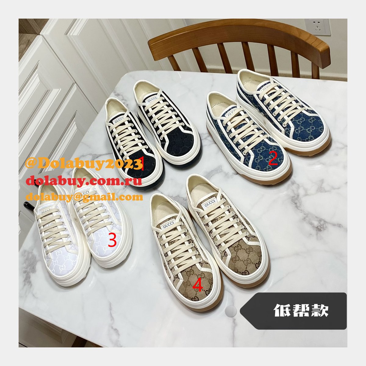 Buy Dolabuy Gucci Gu7 Platform Casual Women/Men Replica Shoes