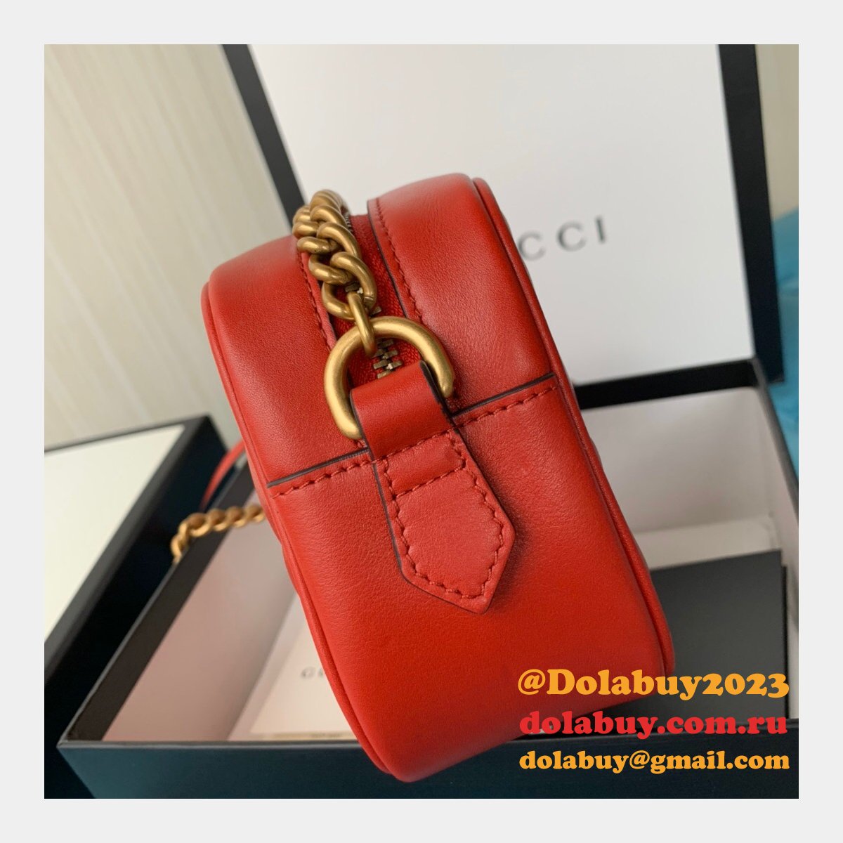 Gucci Replica GG Marmont matelassé mini 448065 bag