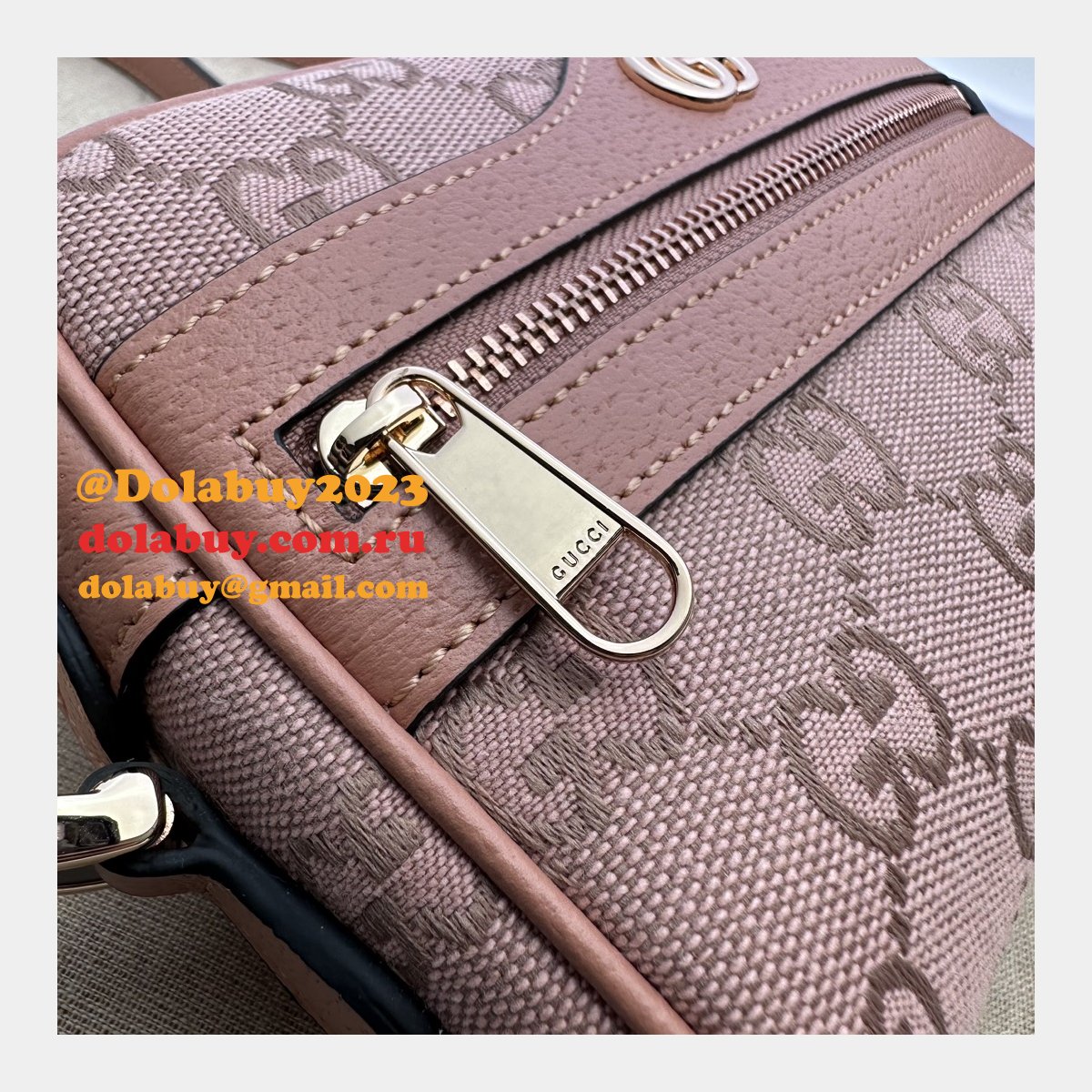 High Quality Gucci Pink Ophidia 574493 Replica Bag