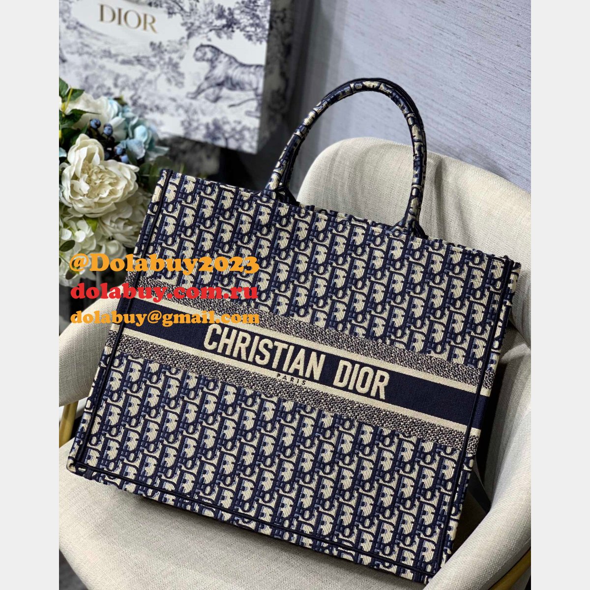 Knockoff Christian Dior CD Book Tote UK Bags