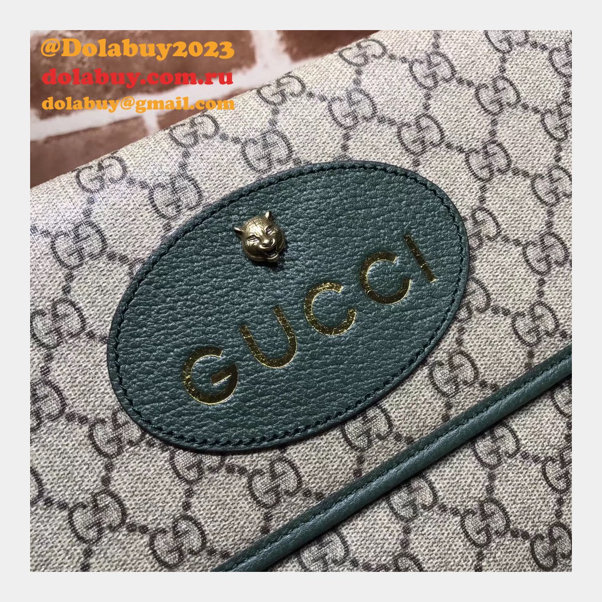 Gucci Best Top Quality GG Supreme messenger 495654 Bag