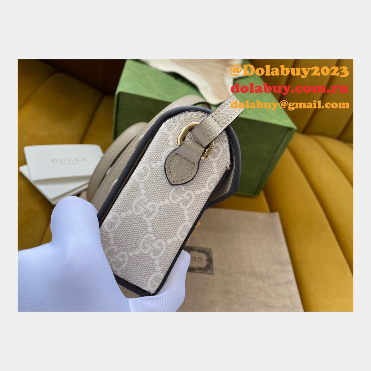Gucci Designer Replica Horsebit 1955 Crossbody 699296 bag