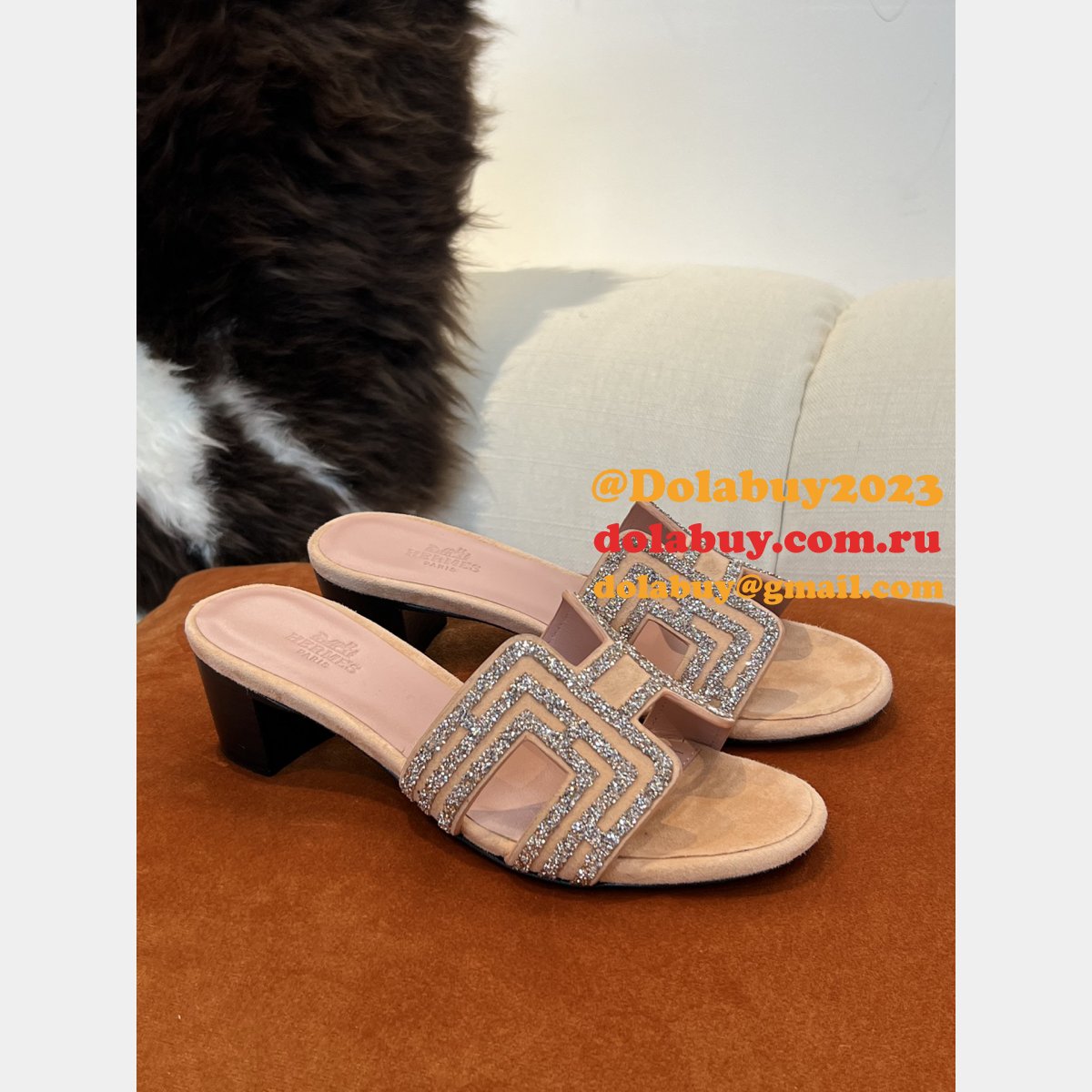 Designer Replica Hermes Oran Slippers Luxury Shoes