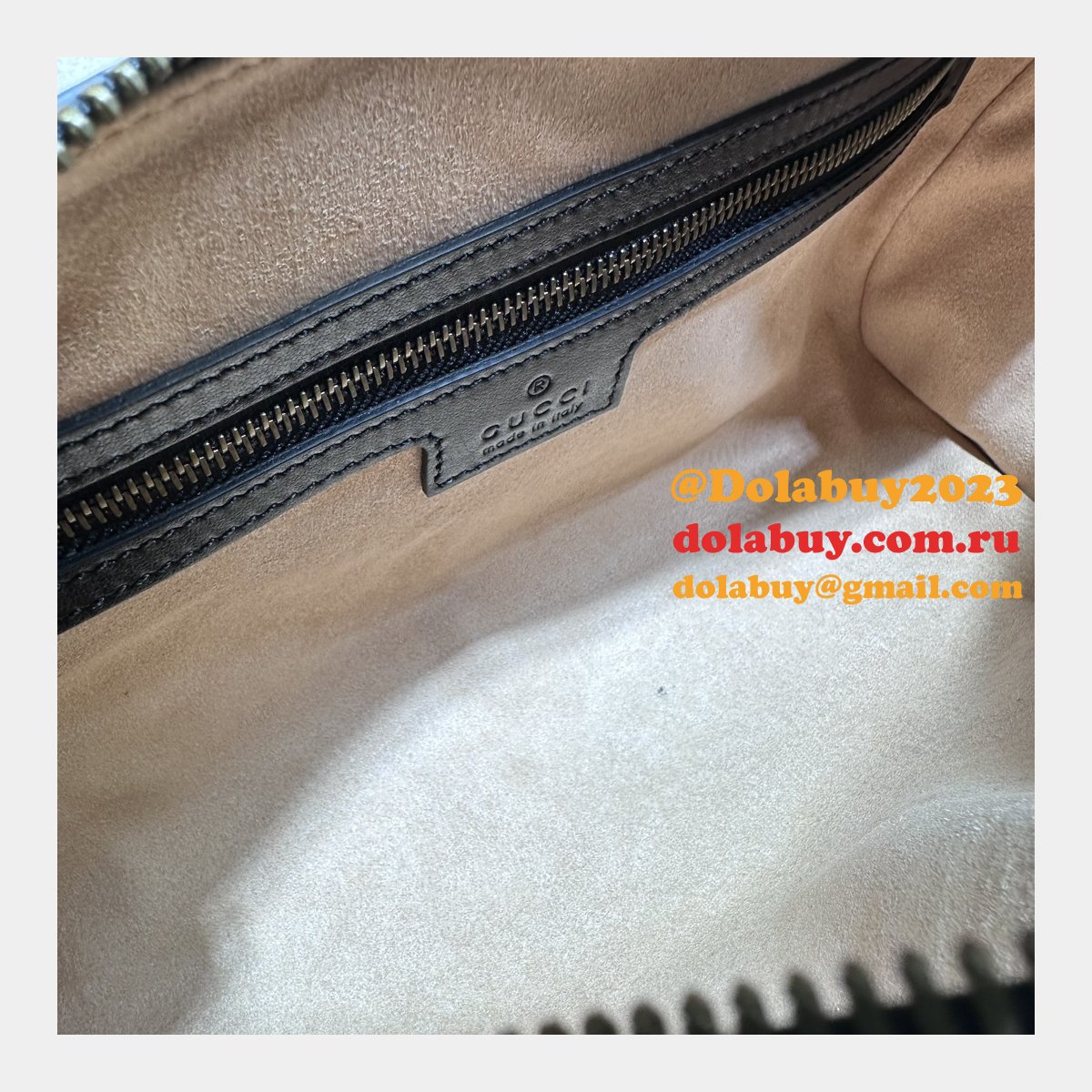 Gucci Top Quality GG Marmont Top Handles Replica 746319 Bag