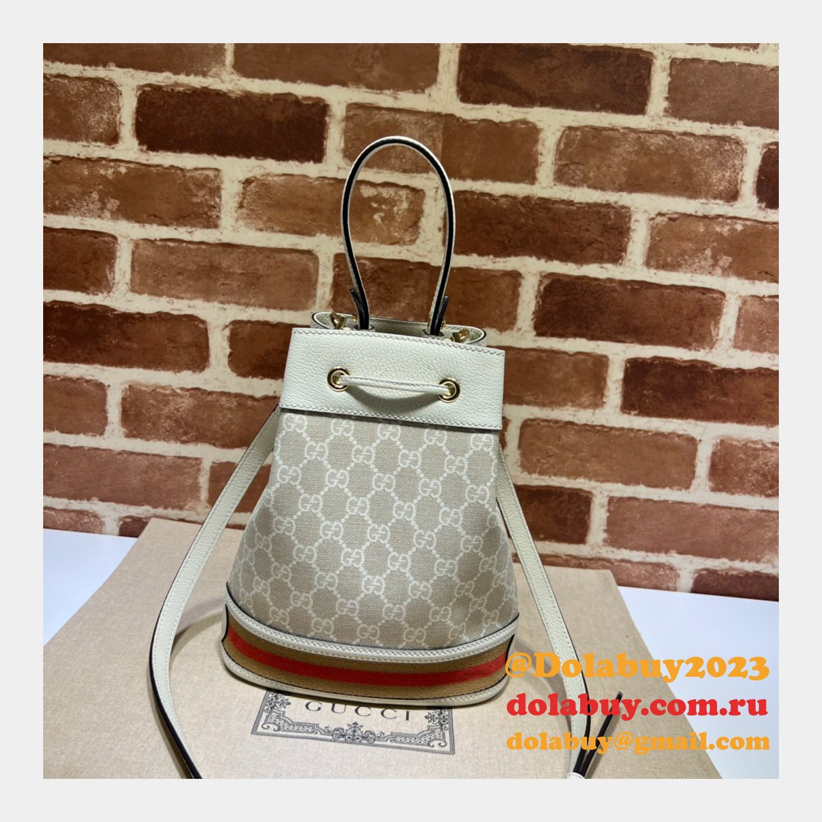 Gucci 550621 Ophidia small GG bucket Best Replica bag