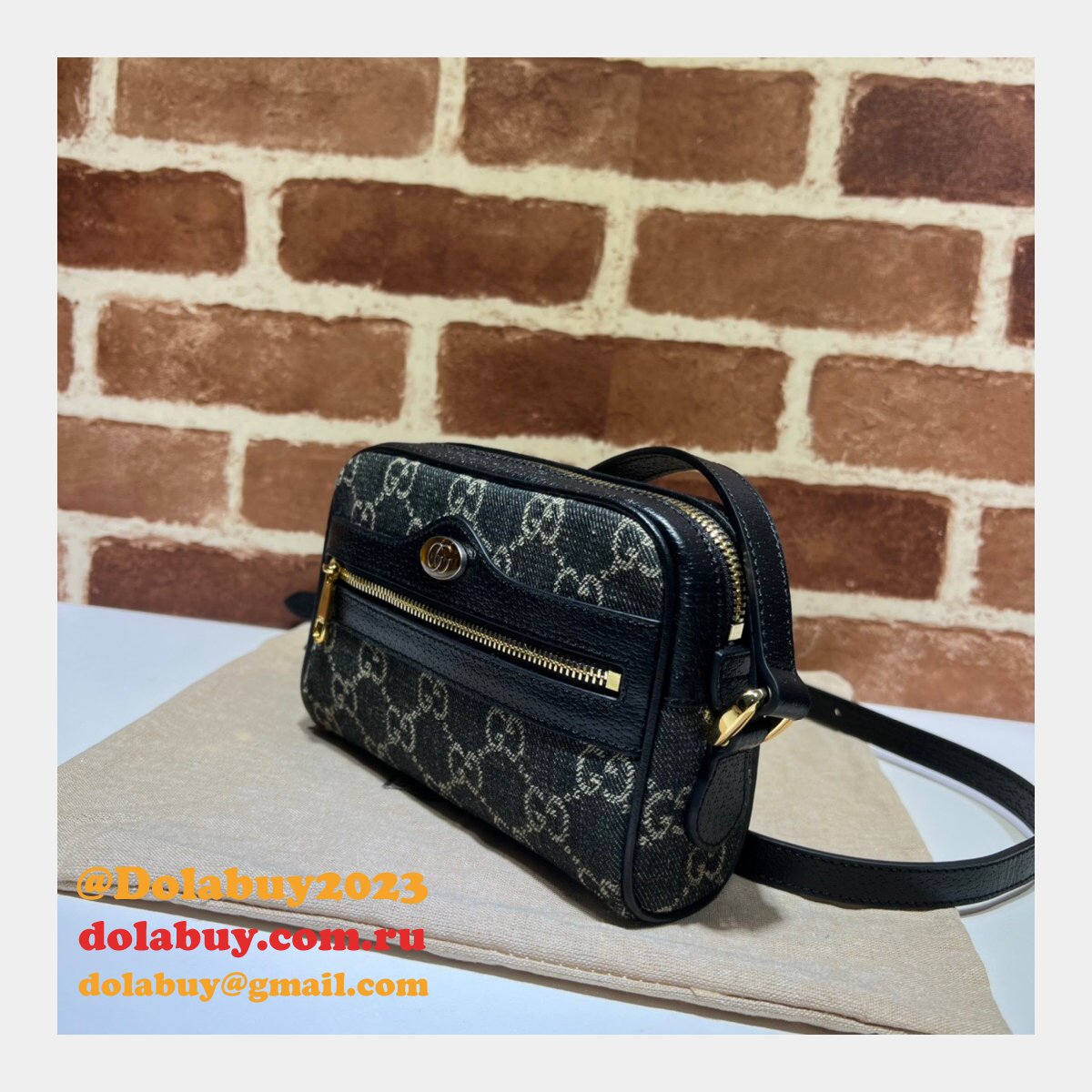 Perfect 7 Star Gucci Replica 517350 Ophidia GG mini bag