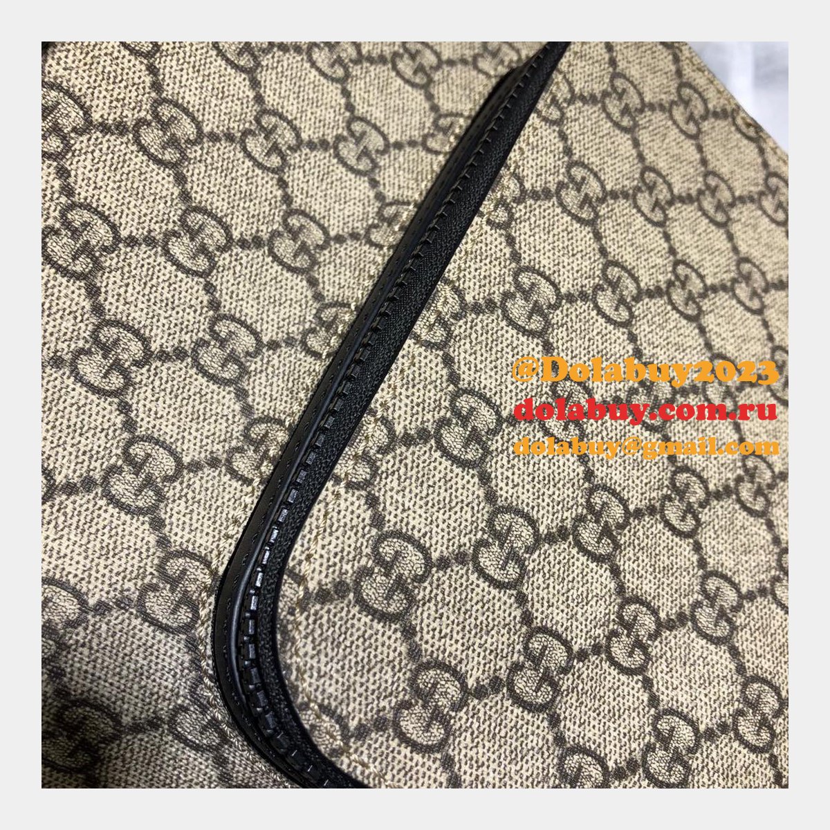 Gucci High Quality Replica 429020 GG Monogram Supreme Backpack Bag