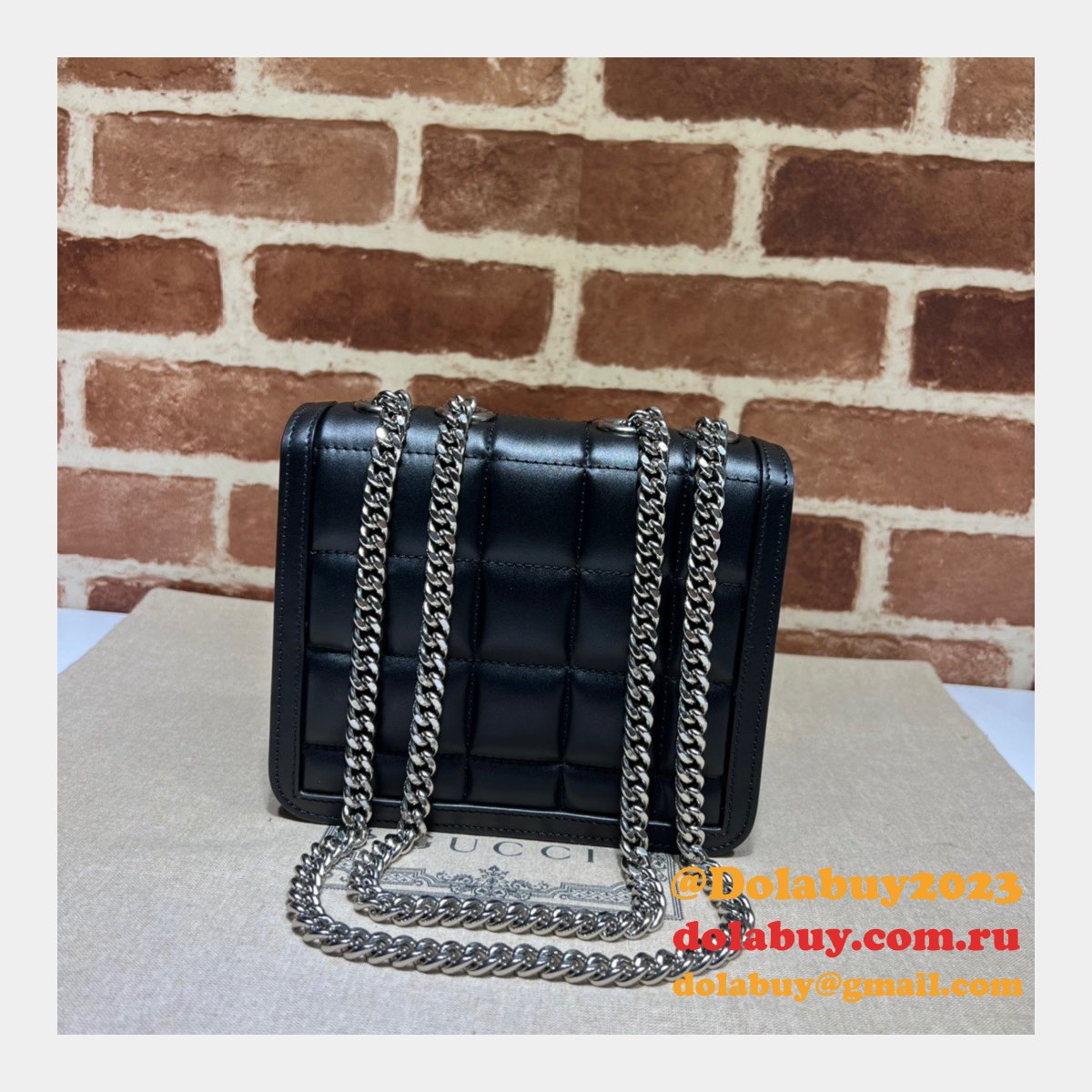 Gucci Deco Perfect Shoulder 741457 Luxury Fake Bag
