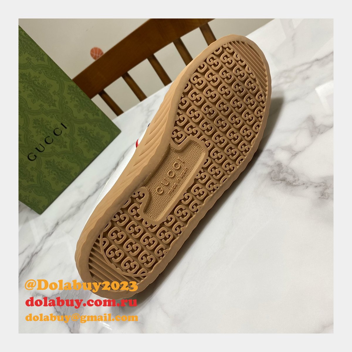 Gucci Shoes Replica Double G Canvas 1:1 Mirror High-Quality