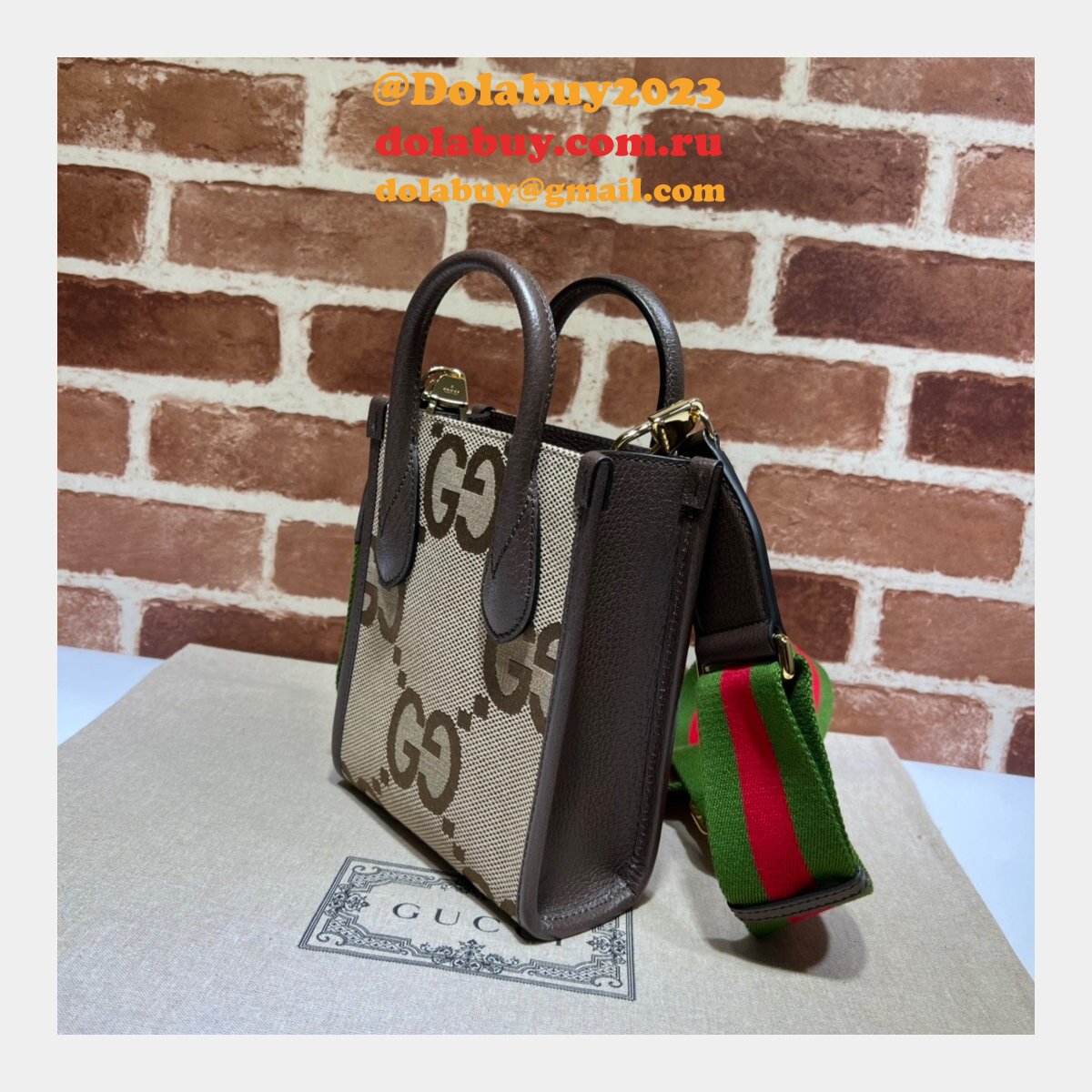 Gucci Dolabuy Buy Best 699406 Replica Jumbo GG mini tote bag