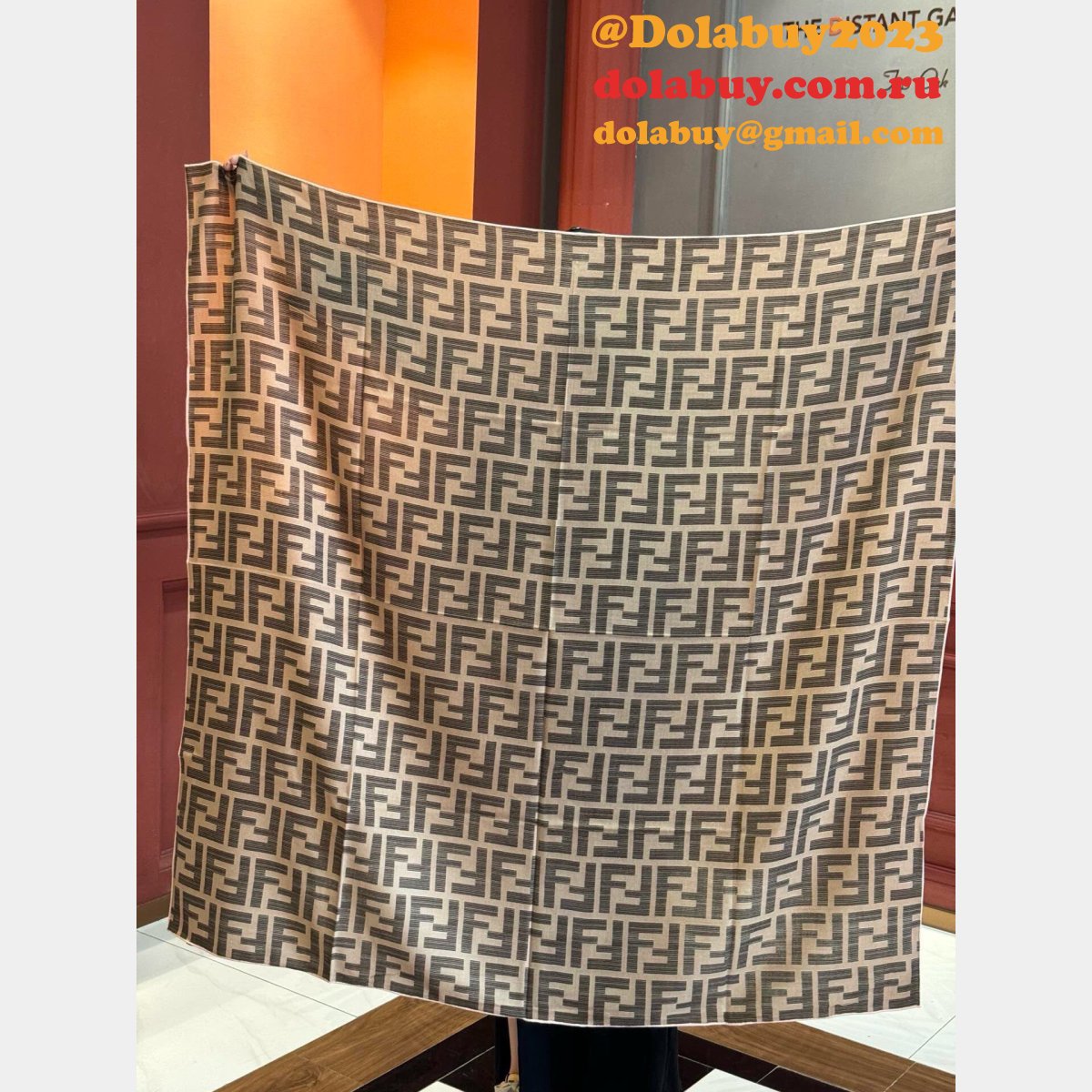 Duplicate 1:1 Mirror Fendi Cashmere Scarf