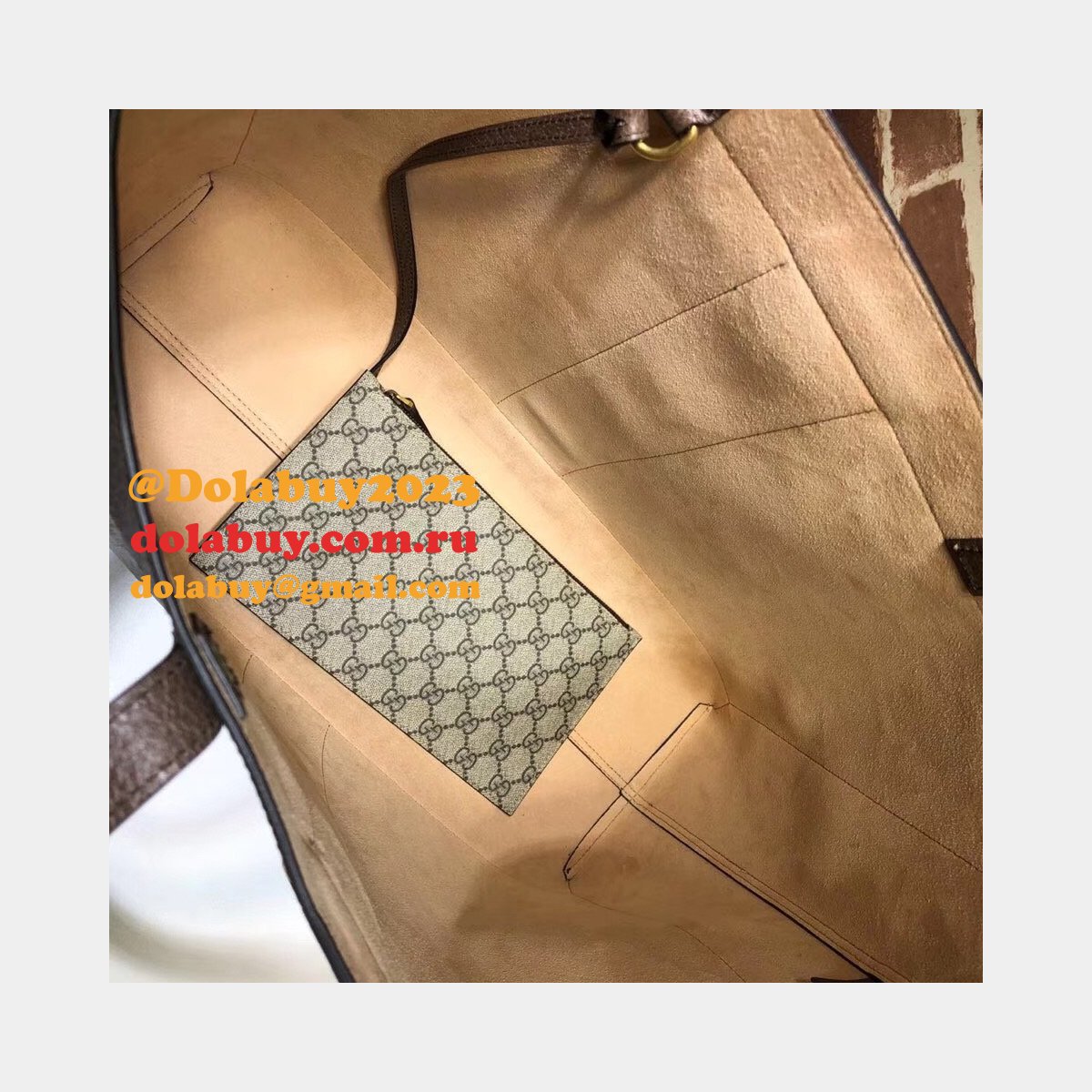 AAA+ Gucci Soft GG Supreme Replica 547947 Ophidia Tote