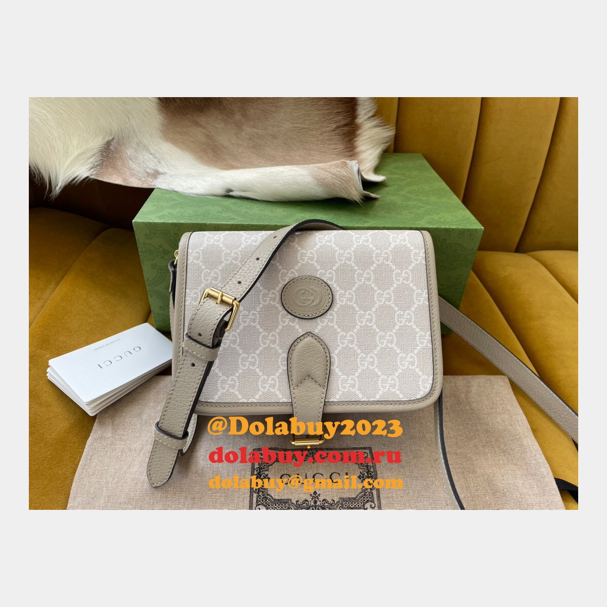 Gucci UK Messengers 671620 shoulder Interlocking G Replica bag