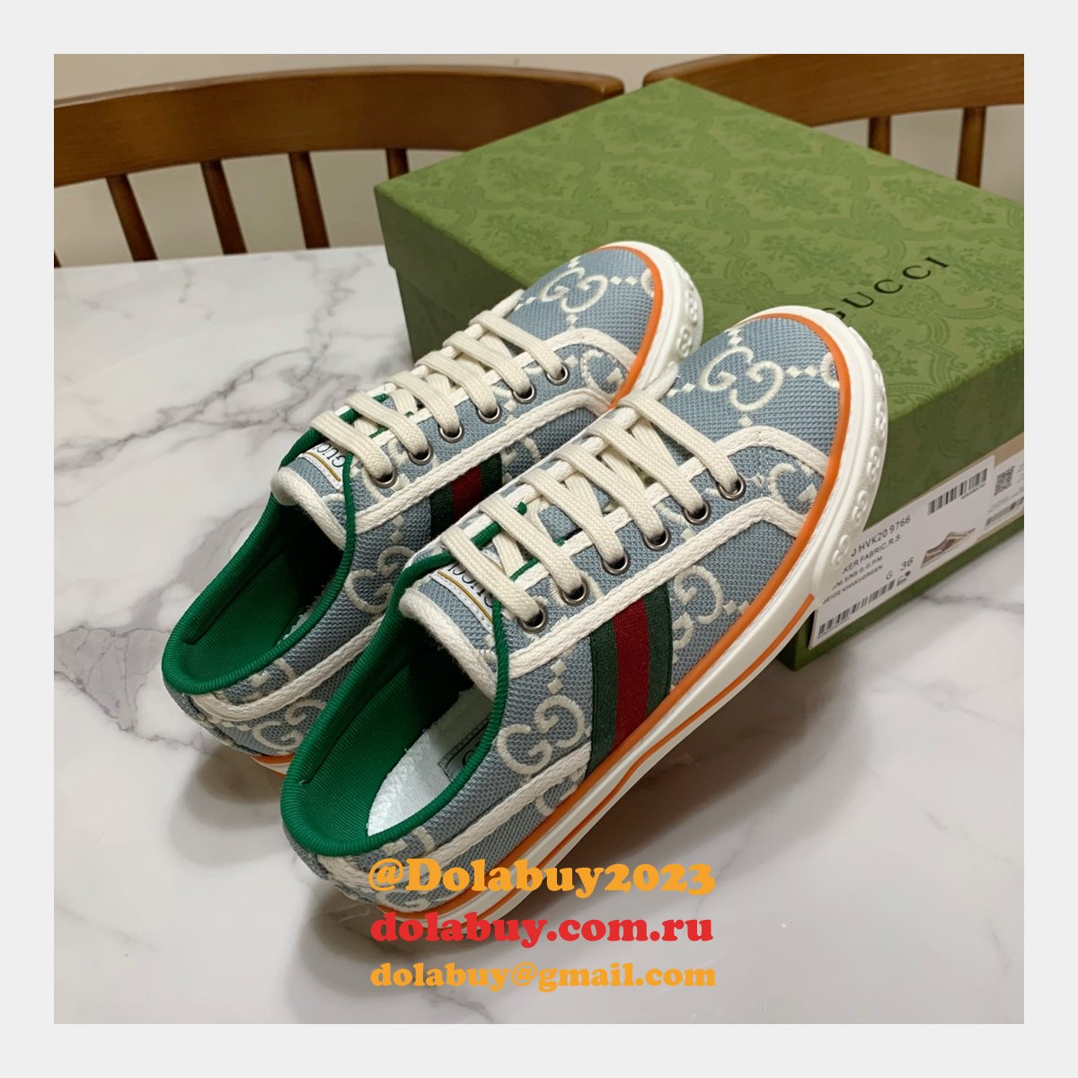 Duplicate Men/Women Best 1977 Gucci Replica High Quality Canvas Shoes