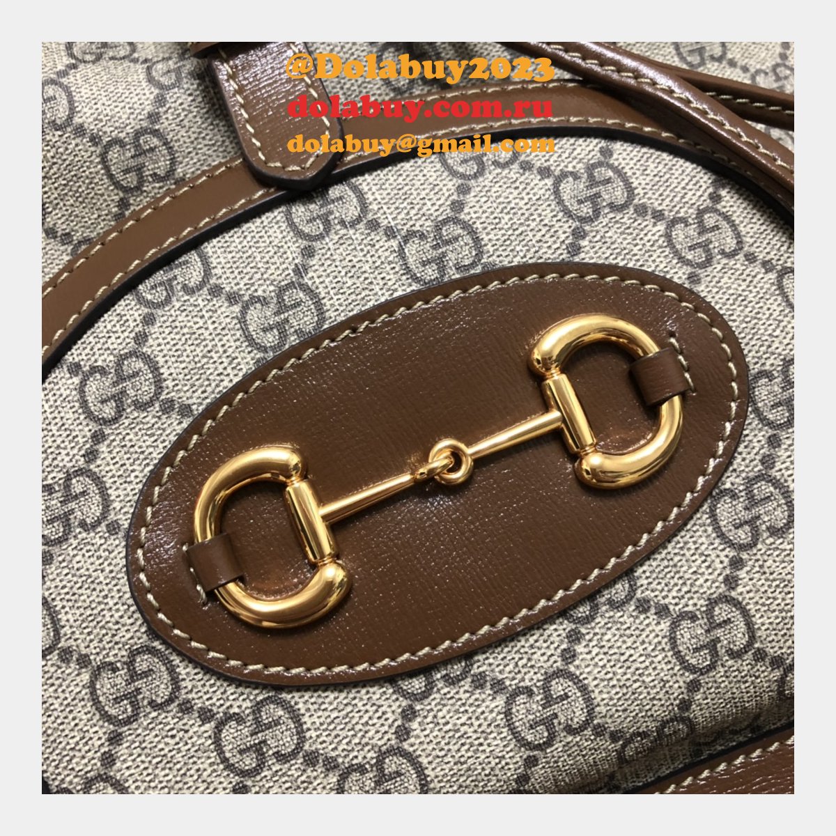 Designer Gucci Replica Horsebit 1955 backpack Beige 620849 Bag